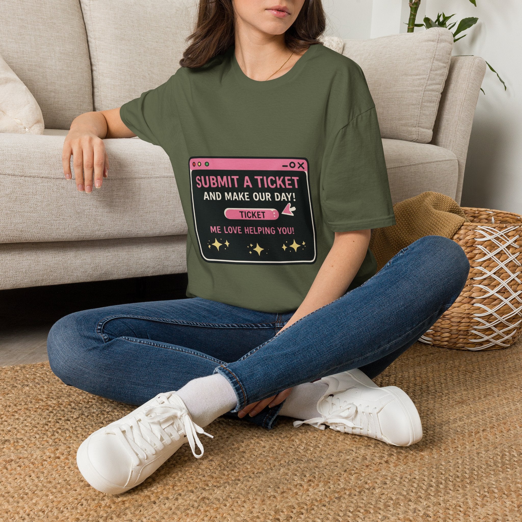 Submit A Ticket and Make Our Day! Unisex Softstyle T-Shirt