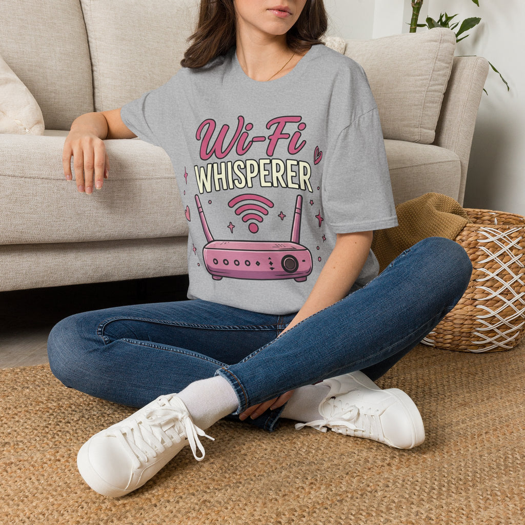 Wi‑Fi Whisperer Unisex Softstyle T-Shirt - Funny Tech Lover Graphic Tee