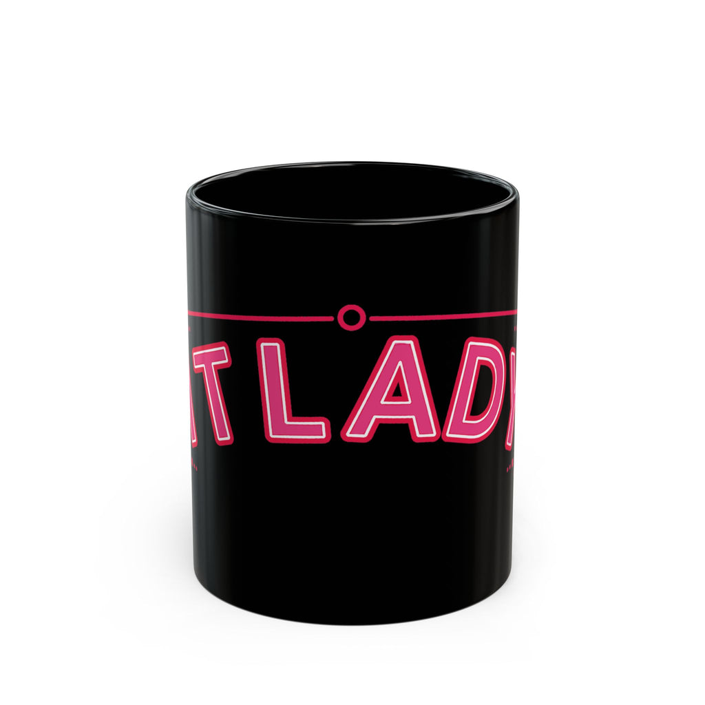 IT Lady Black Coffee Mug – 11oz 15oz