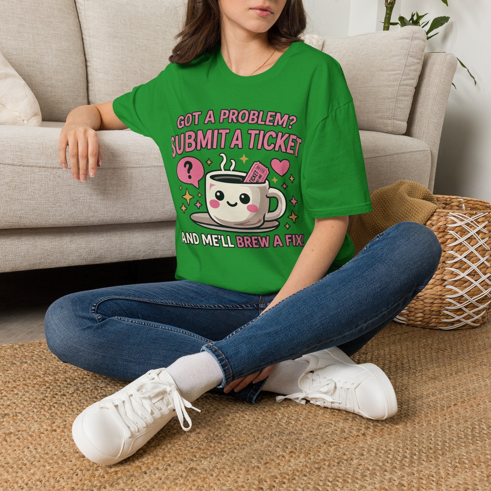 Got a Problem? Submit a Ticket Unisex Softstyle T-Shirt