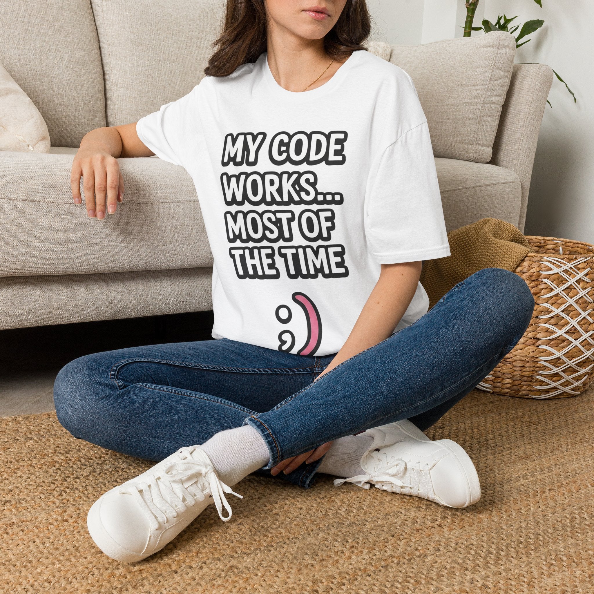 My Code Works... Most Of The Time Unisex Softstyle T-Shirt
