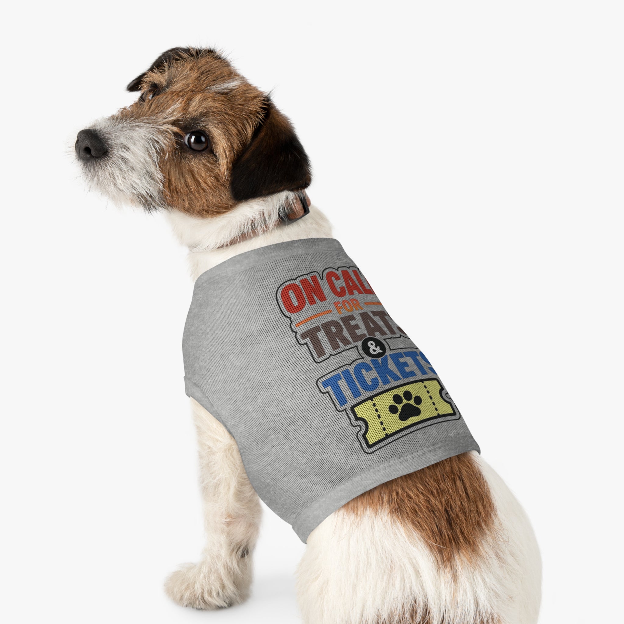 On Call for Treats and Tickets Dog Tank Top