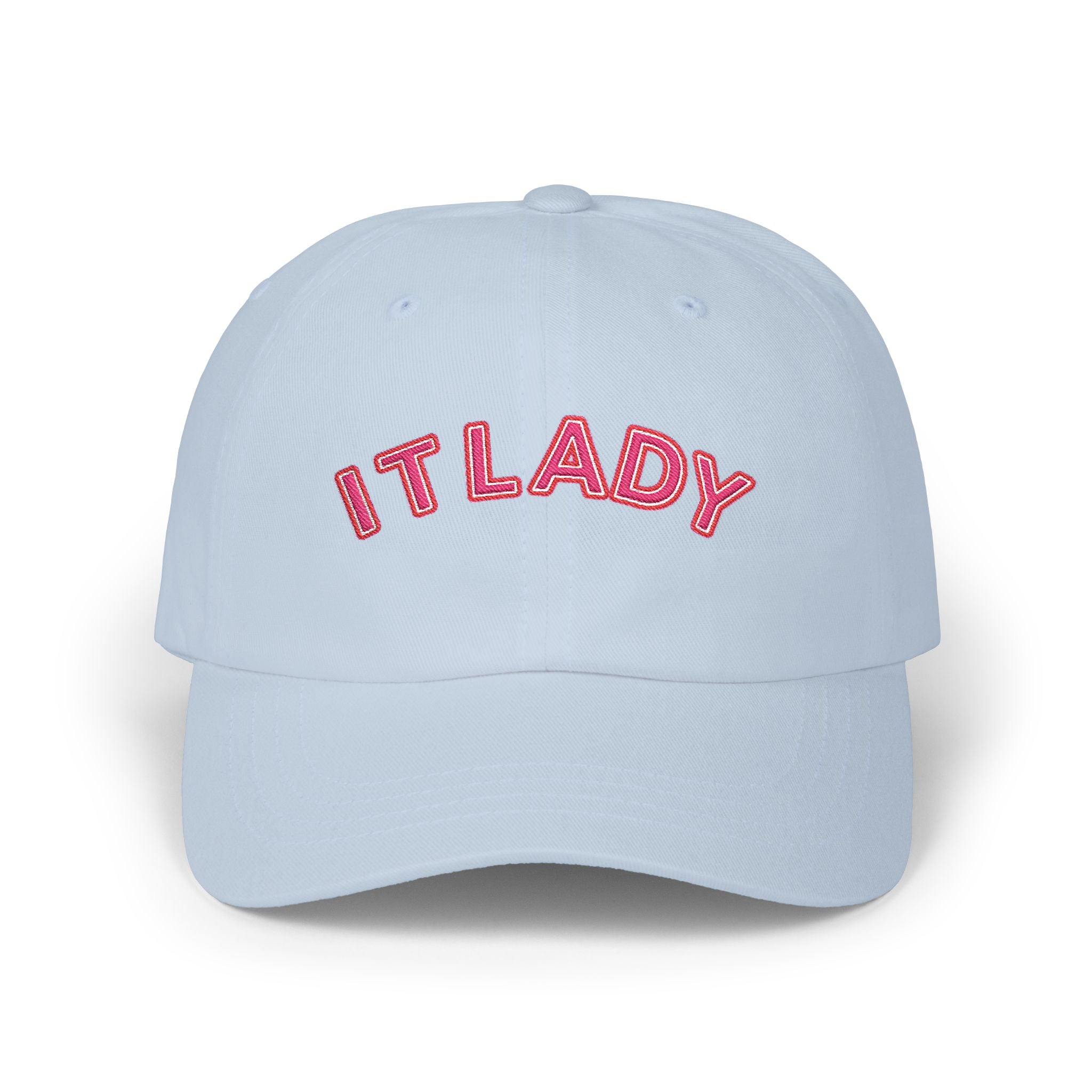 IT Lady Dad Cap Embroidered Curved-Brim Baseball Hat