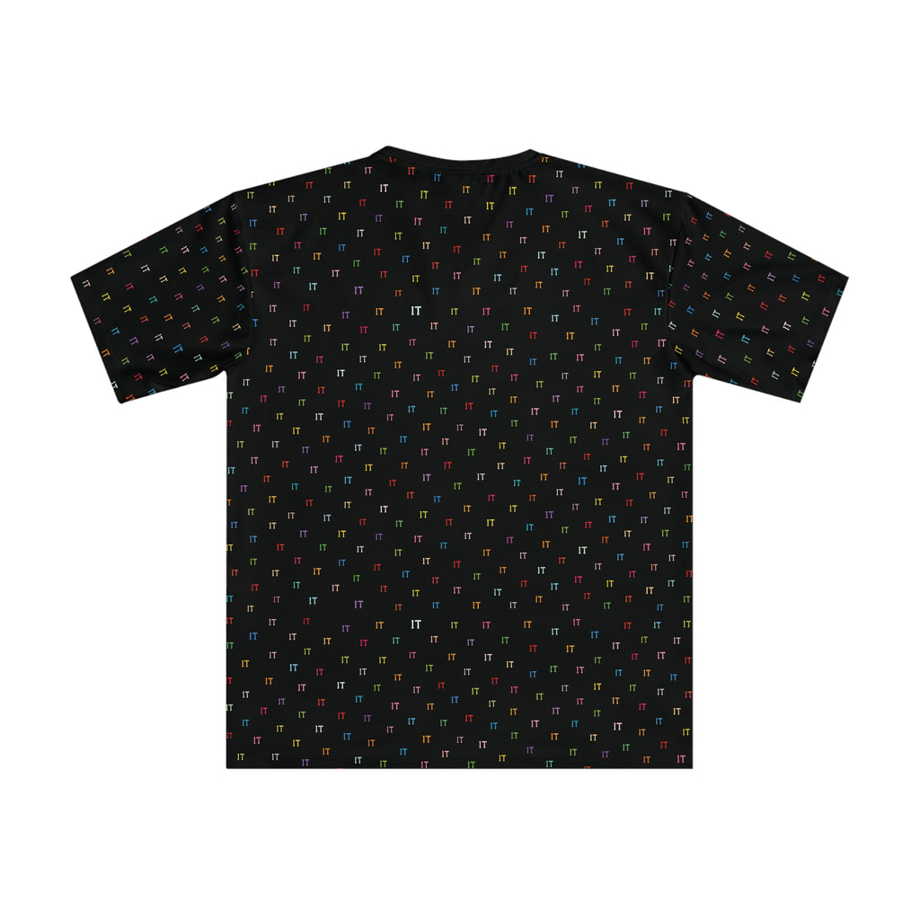 IT Color Pattern Black All-Over Unisex T-Shirt