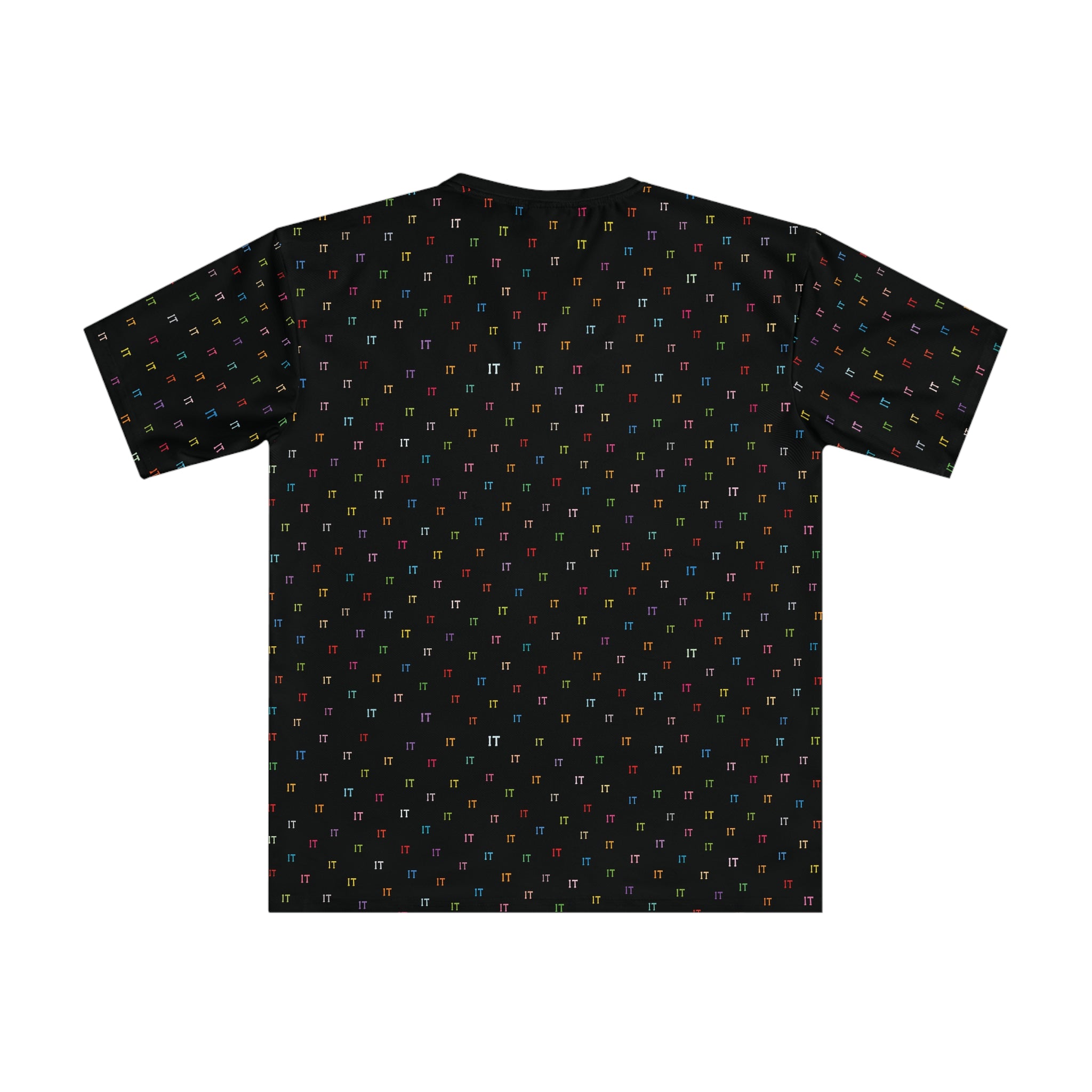 IT Color Pattern Black All-Over Unisex T-Shirt