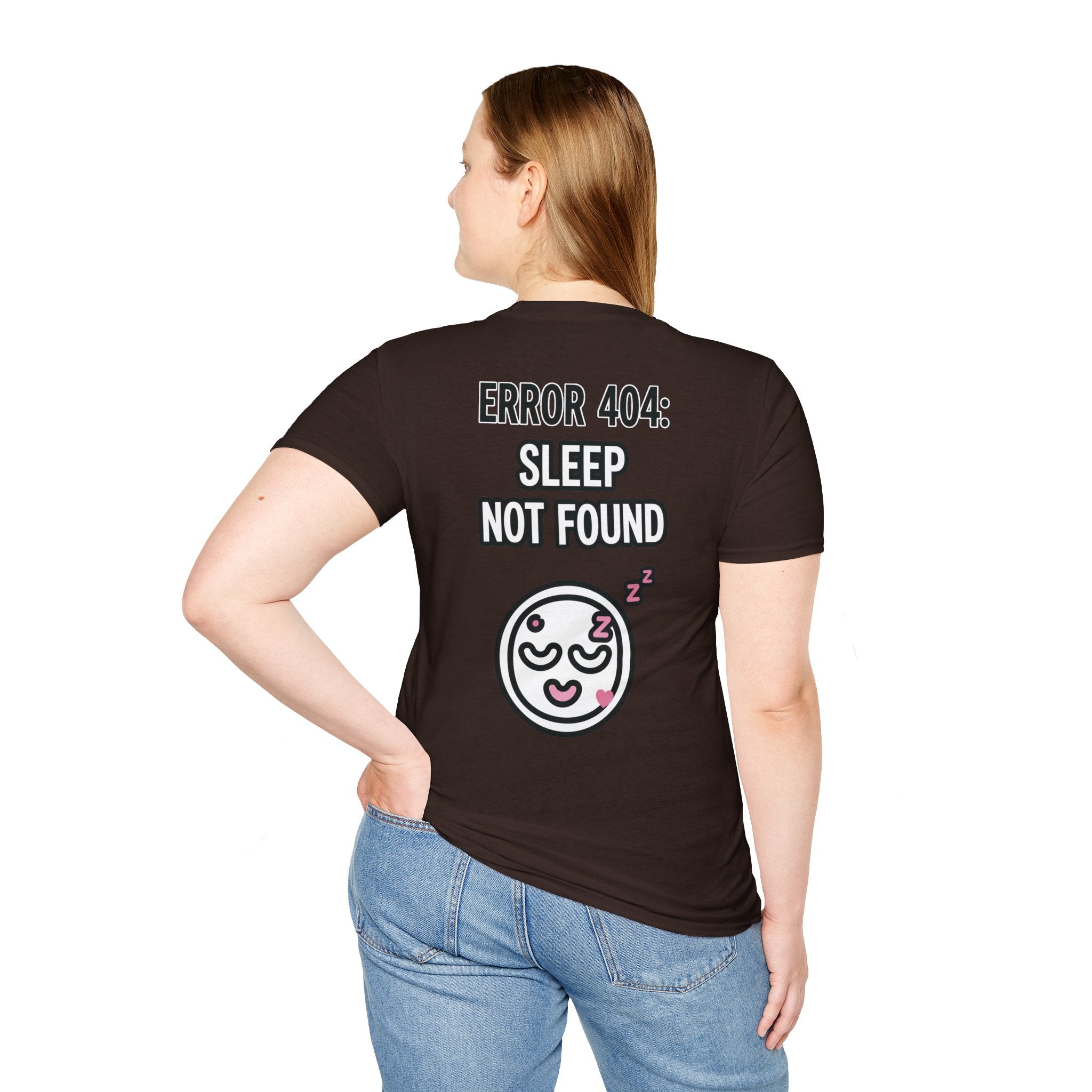 Error 404: Sleep Not Found Unisex Softstyle T-Shirt