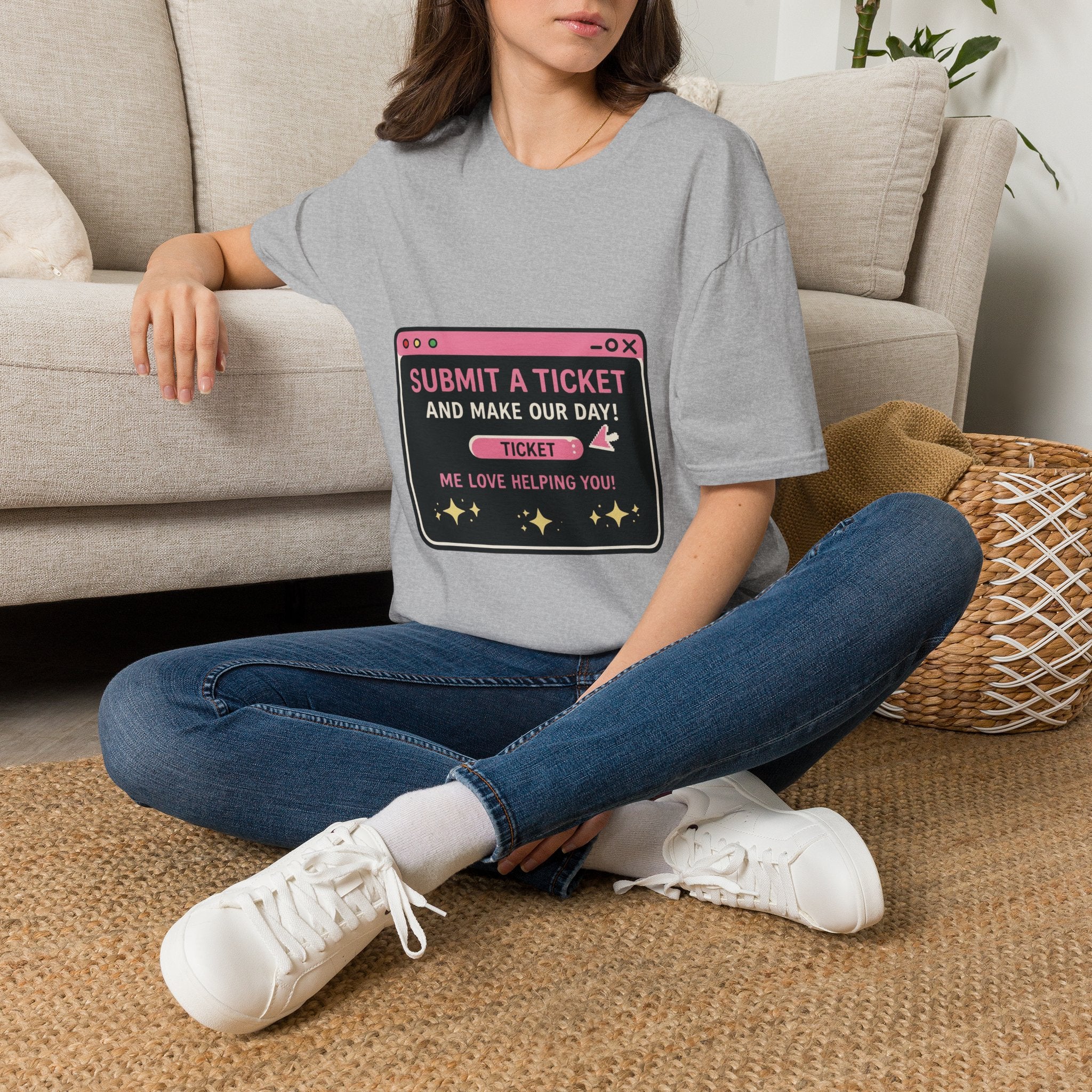 Submit A Ticket and Make Our Day! Unisex Softstyle T-Shirt