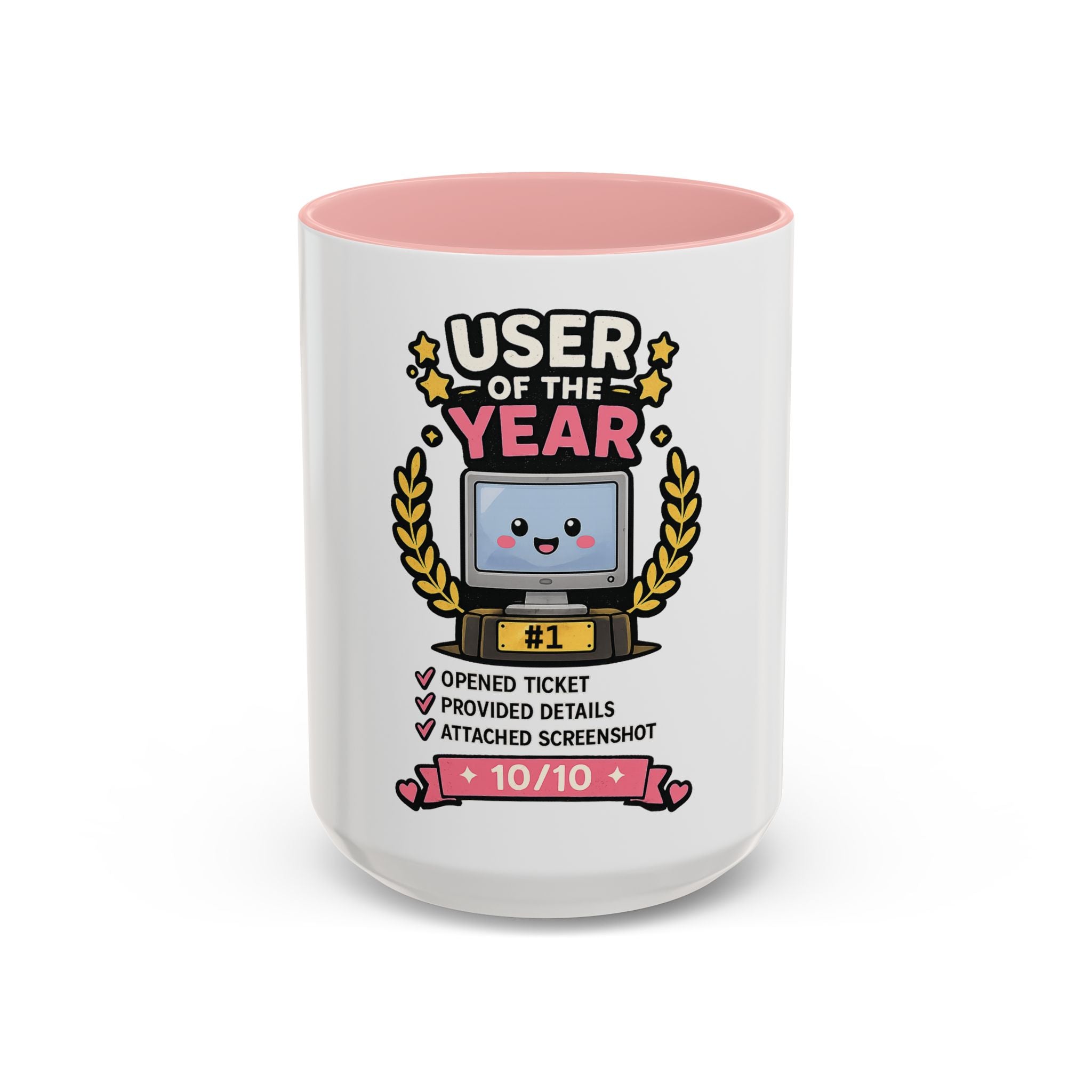User of the Year Coffee Mug - Cute IT Support Appreciation Gift