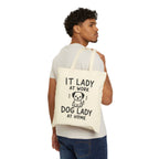 IT Lady at Work, Dog Lady at Home - Cute Dog Lover Tote
