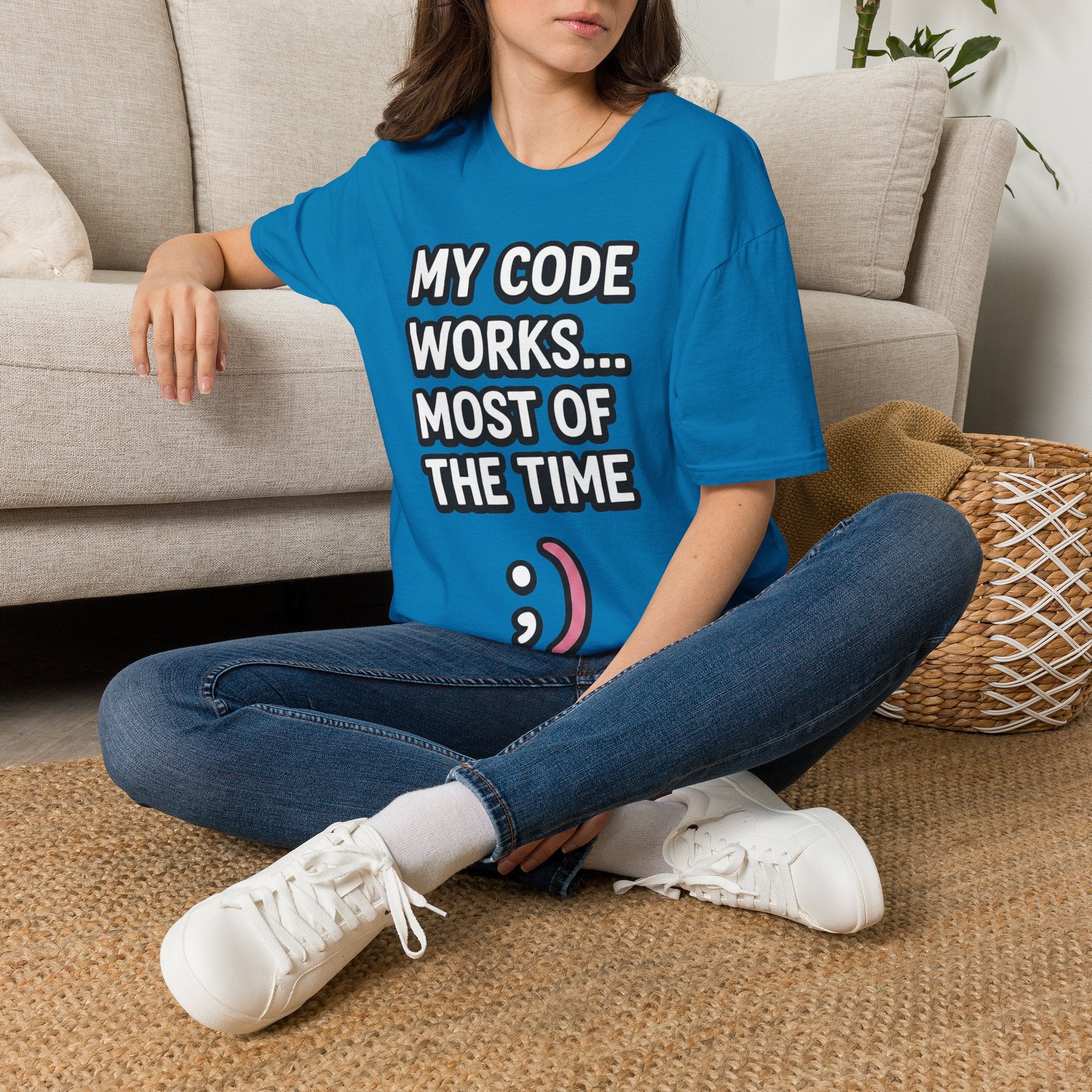 My Code Works... Most Of The Time Unisex Softstyle T-Shirt
