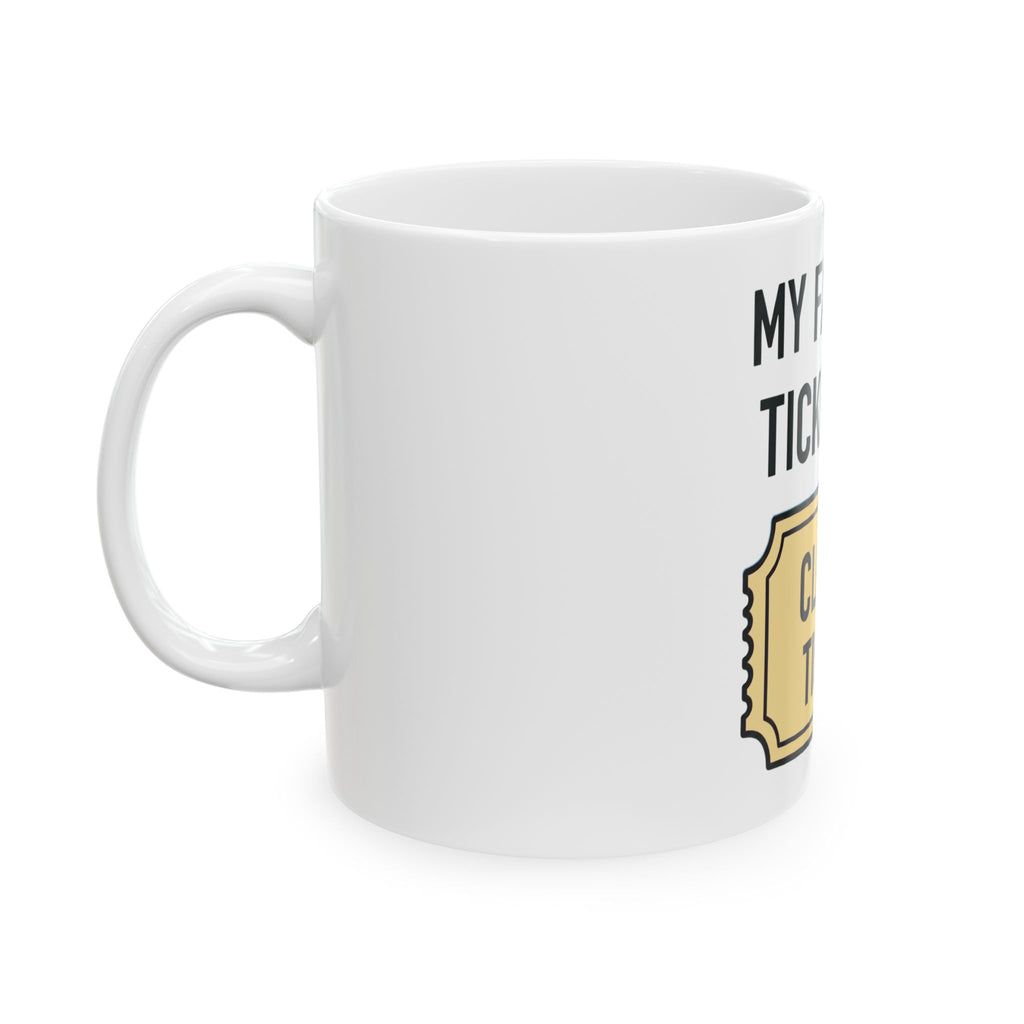 "My Favorite Ticket Is A Closed Ticket" Support Agent Coffee Mug