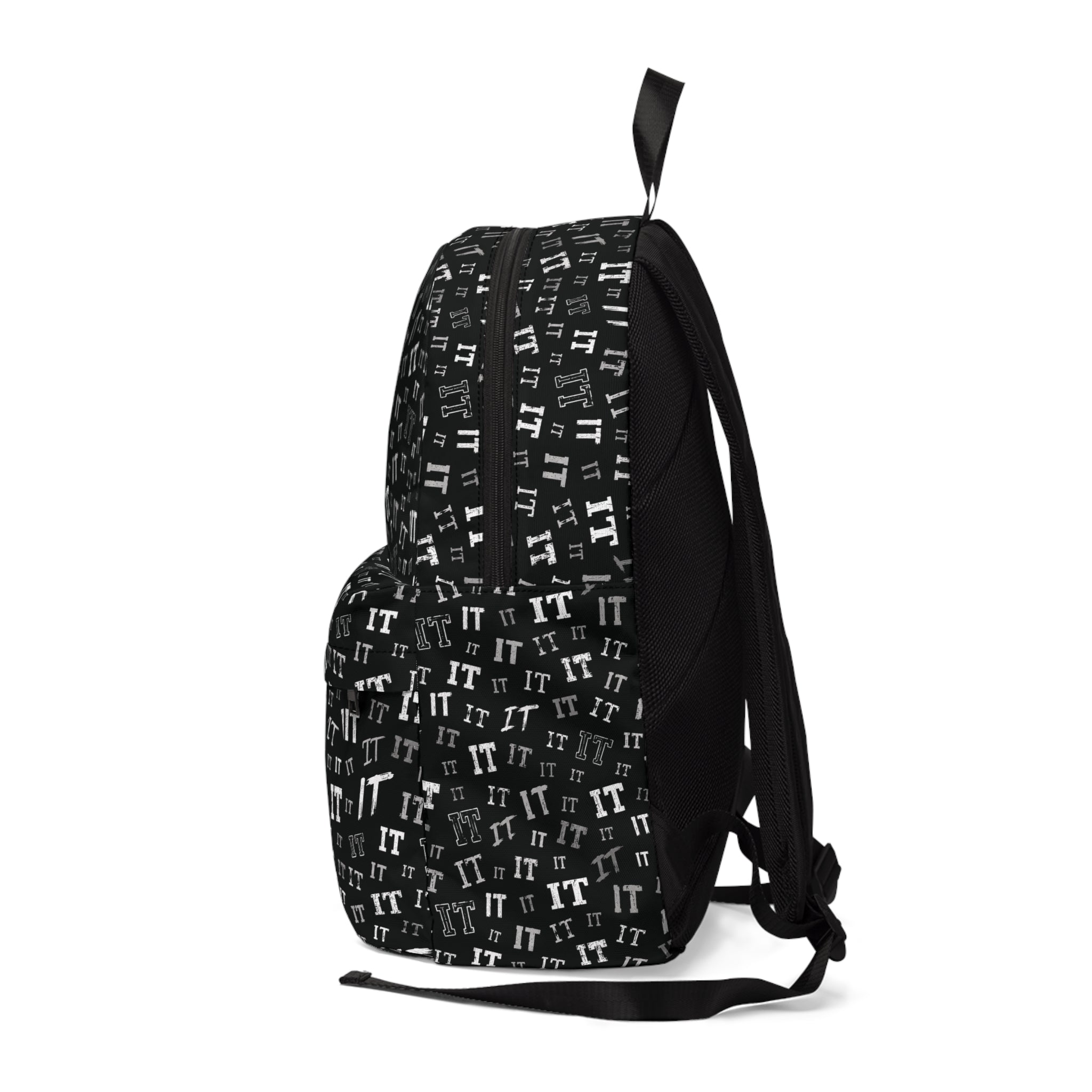 IT Black and White Pattern Unisex Backpack