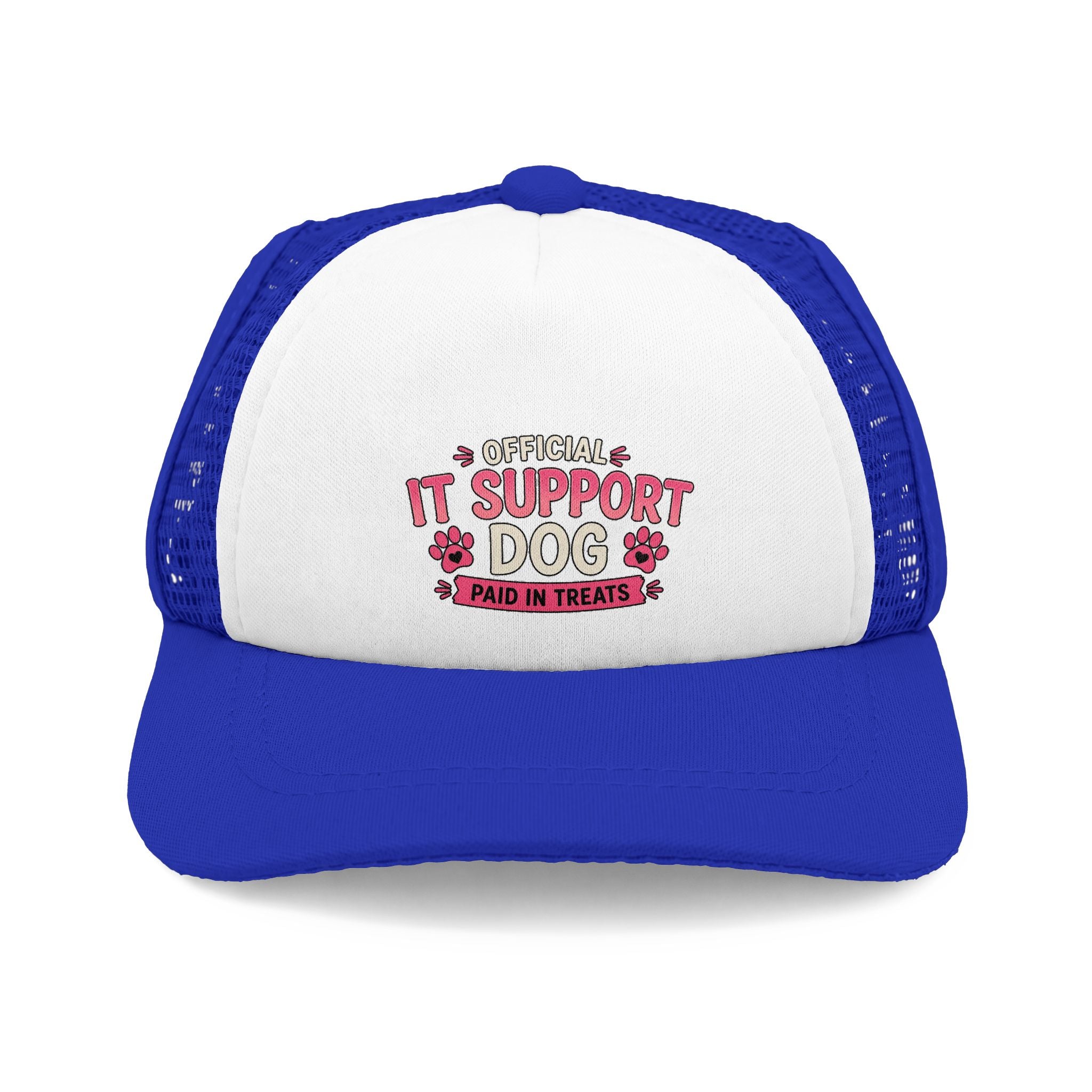Officially I Support Dog, Paid in Treats - I.T. Support Dog Trucker Hat