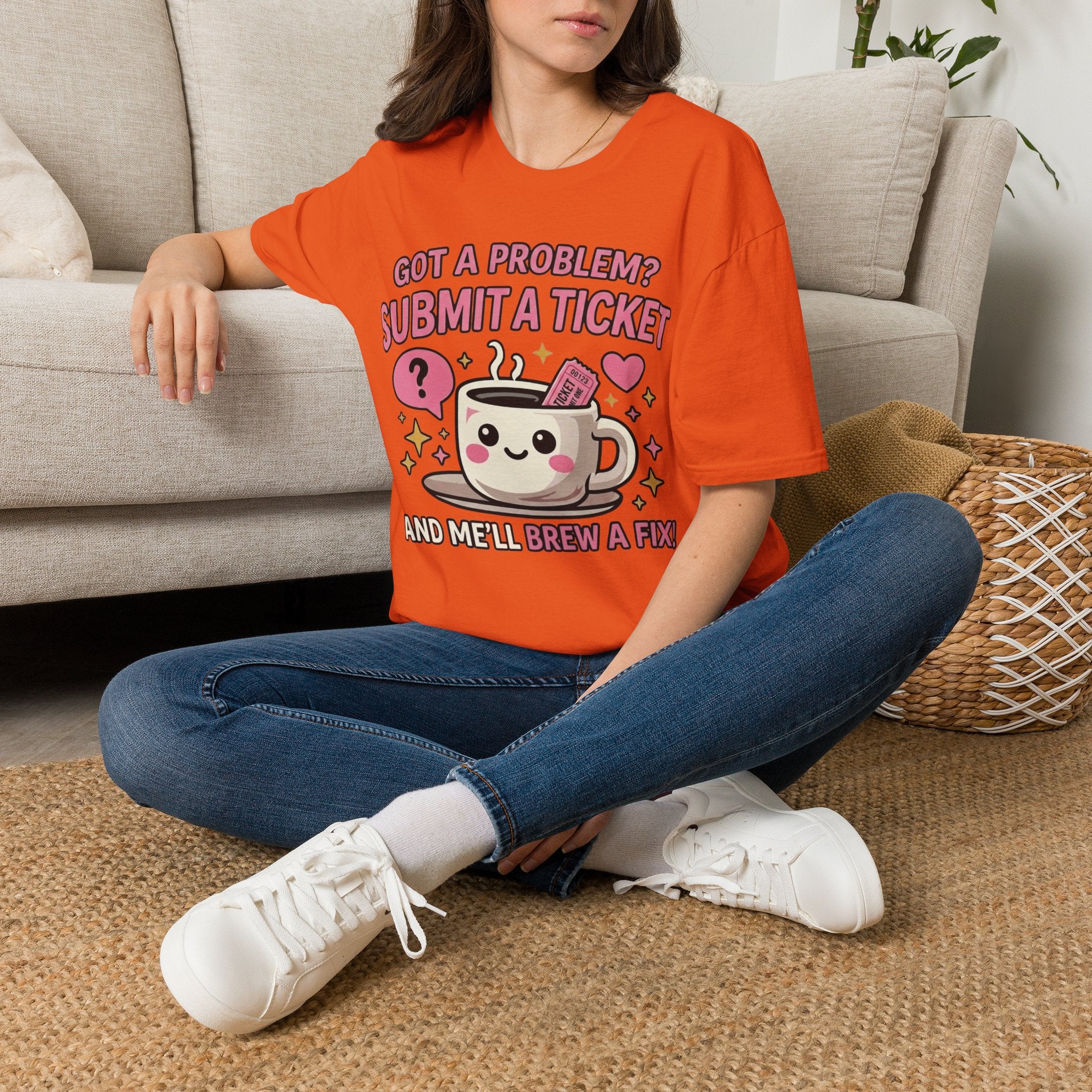 Got a Problem? Submit a Ticket Unisex Softstyle T-Shirt
