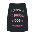 Official IT Support Dog: Paid in Treats Pet Tank Top - Cute Techie Dog Tee