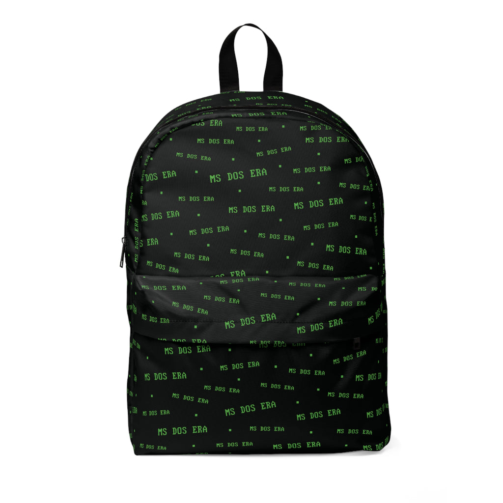MS DOS Era Retro Code Pattern Backpack