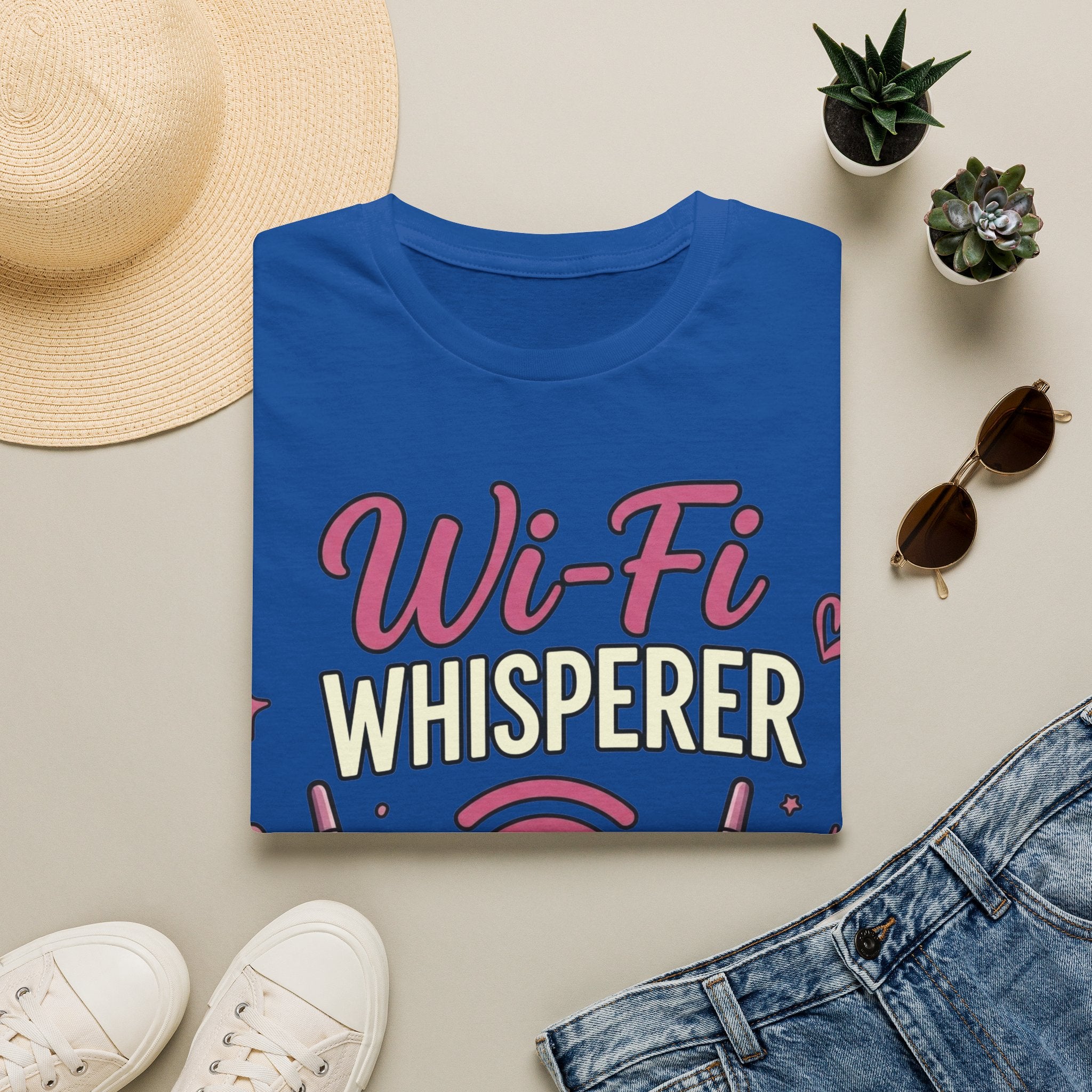 Wi‑Fi Whisperer Unisex Softstyle T-Shirt - Funny Tech Lover Graphic Tee