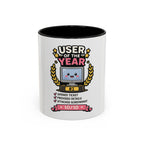 User of the Year Coffee Mug - Cute IT Support Appreciation Gift