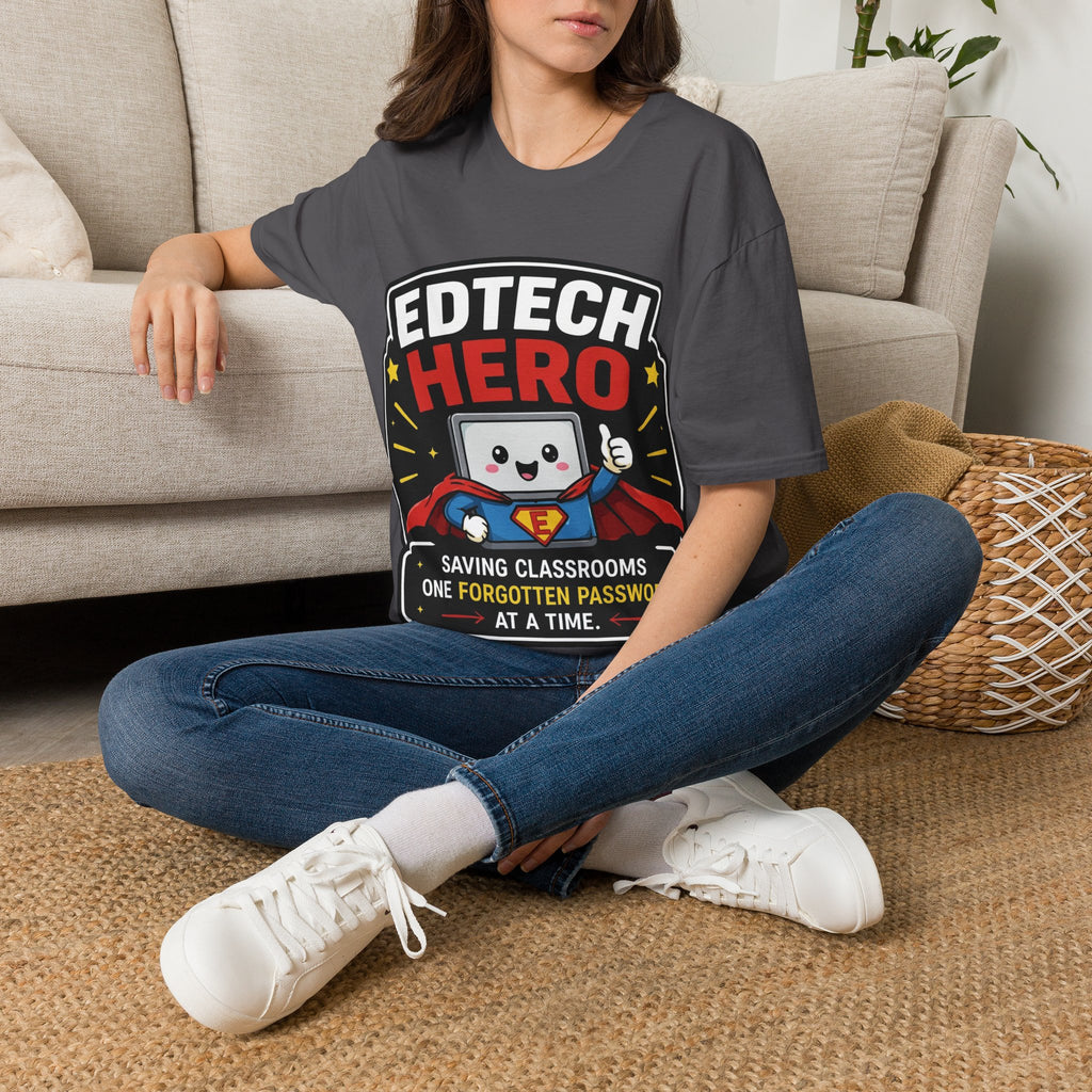 EdTech Hero Saving Classrooms One Forgotten Password at a Time Unisex Softstyle T-Shirt