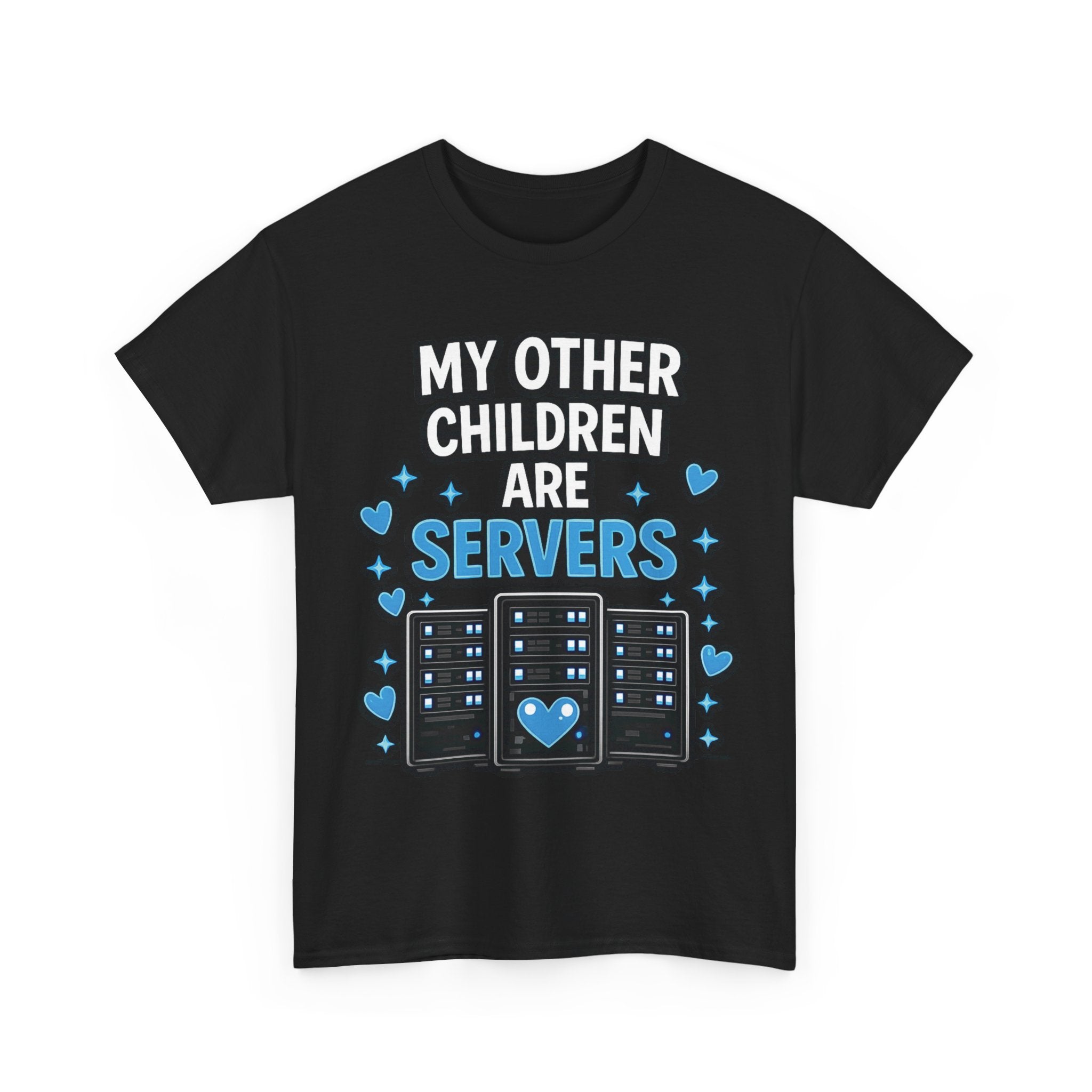 "My Other Children Are Servers" Unisex Heavy Cotton T‑Shirt