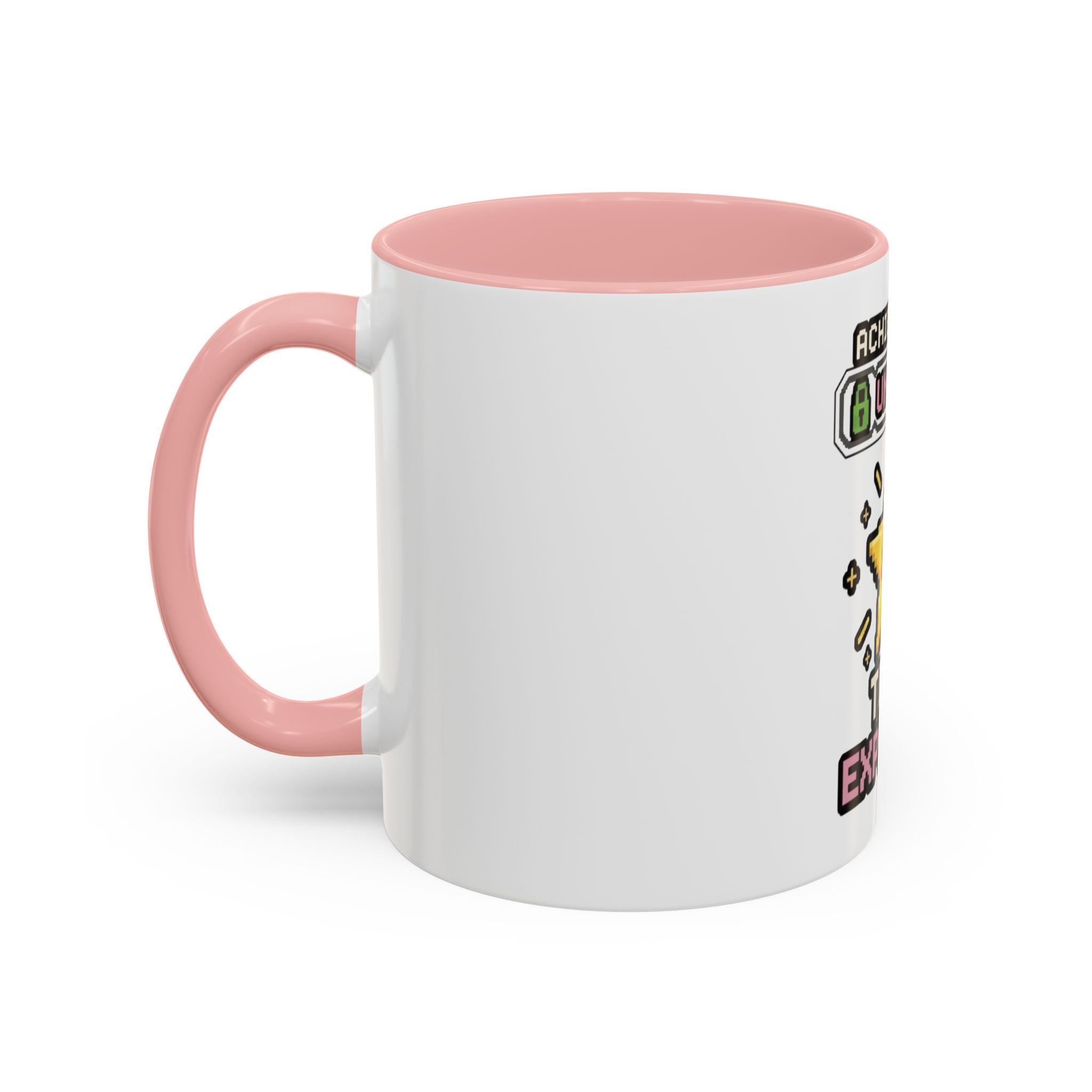 Achievement Unlocked: Tech Explorer Accent Coffee Mug - Cute Pixel Star Gamer Gift