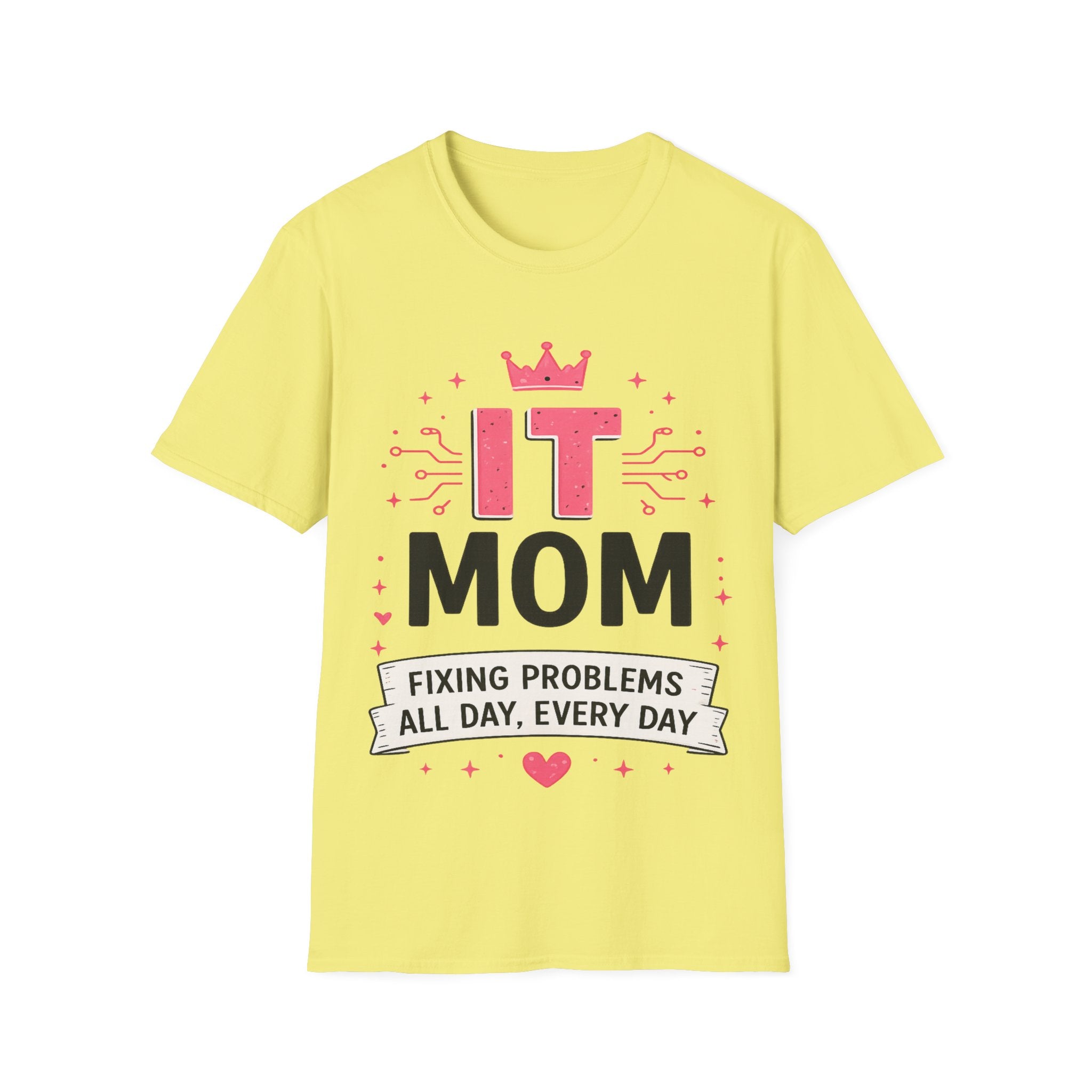 IT Mom Fixing Problems All Day, Every Day Softstyle T‑Shirt