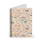 IT Lady Vintage Spiral Notebook