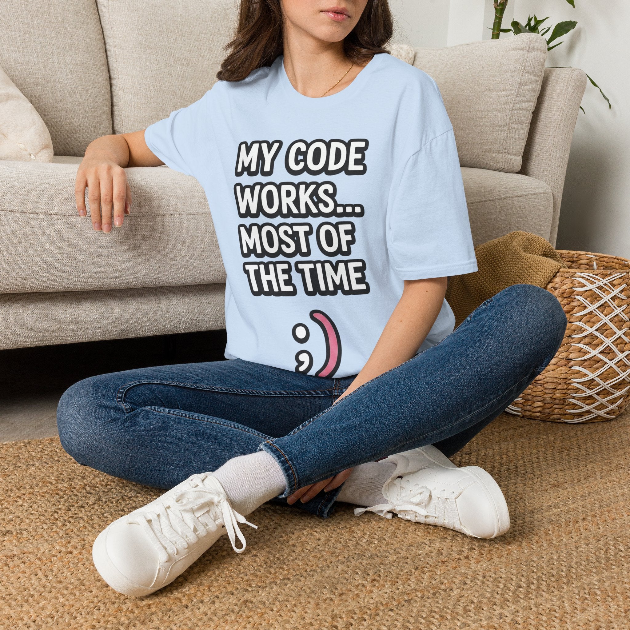 My Code Works... Most Of The Time Unisex Softstyle T-Shirt