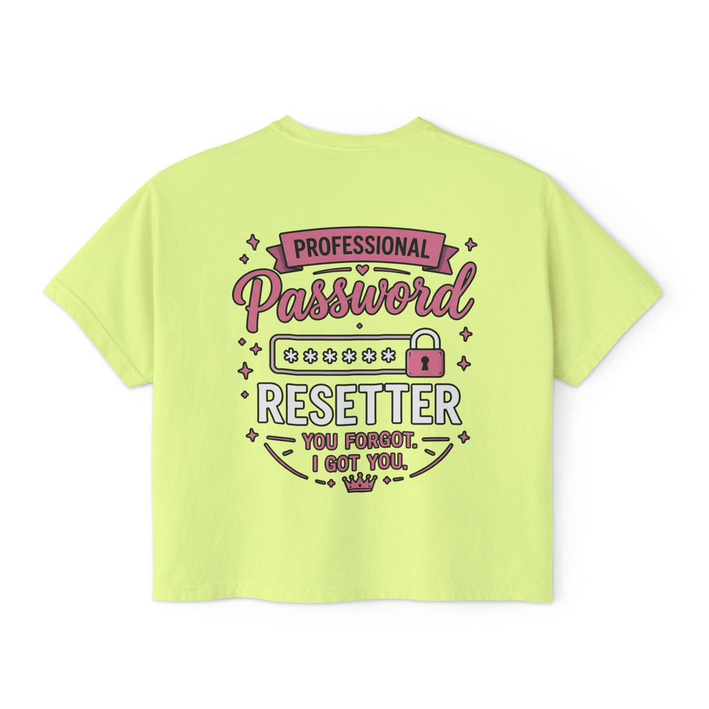 Professional Password Resetter Women's Boxy T-Shirt