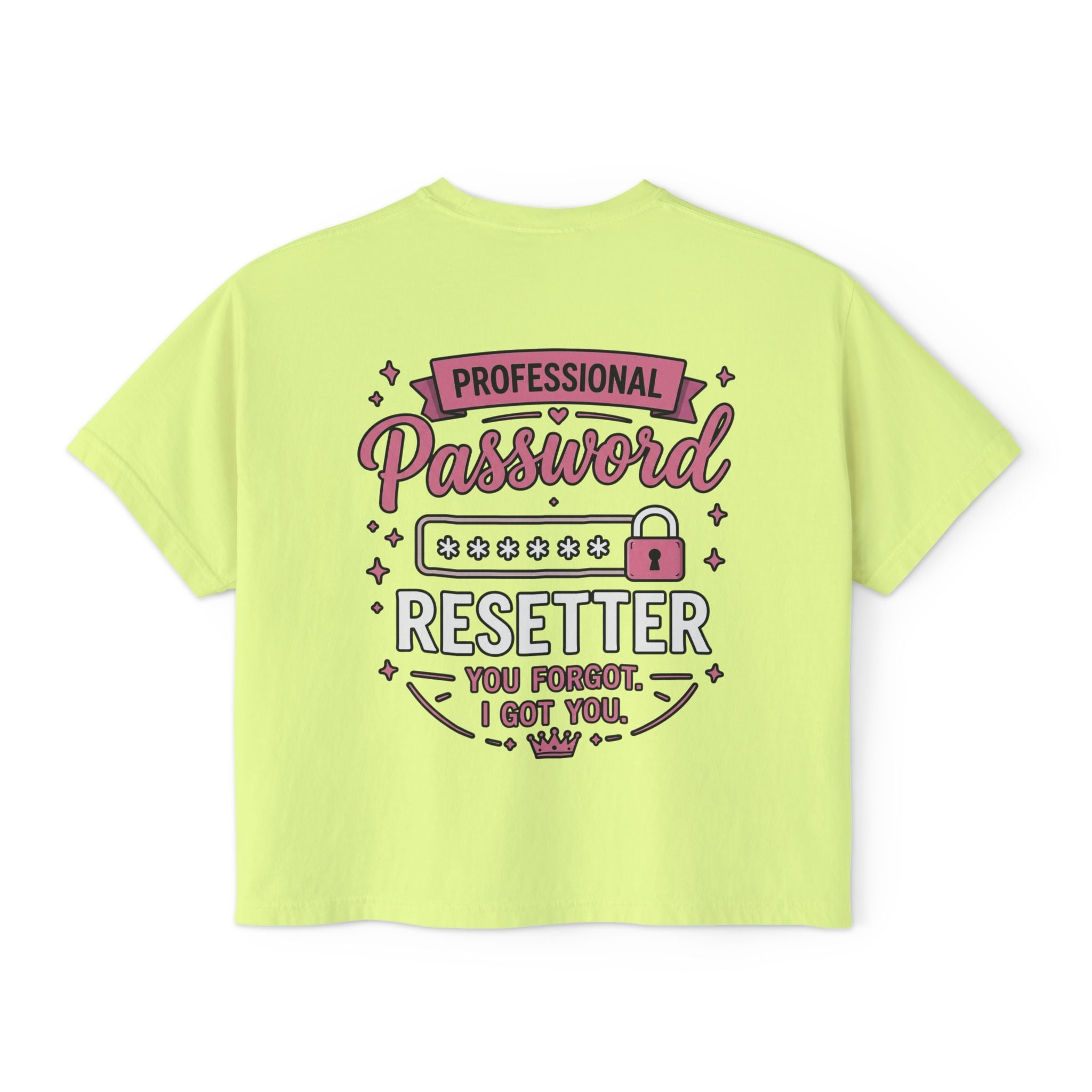 Professional Password Resetter Women's Boxy T-Shirt