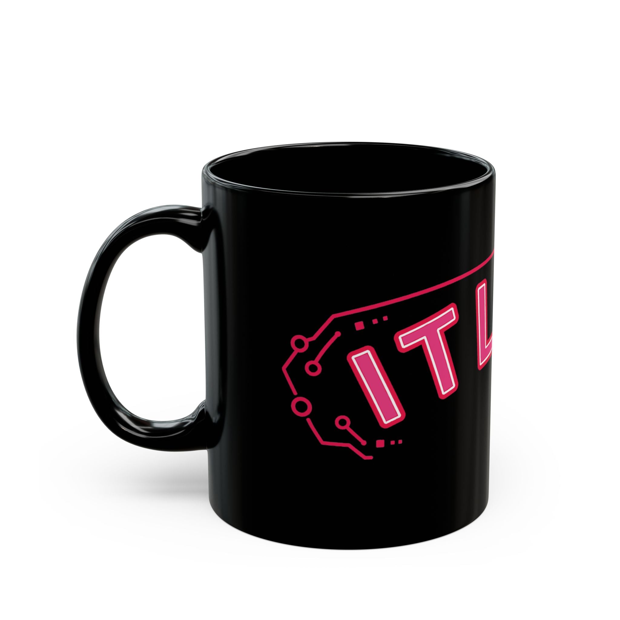 IT Lady Black Coffee Mug – 11oz 15oz