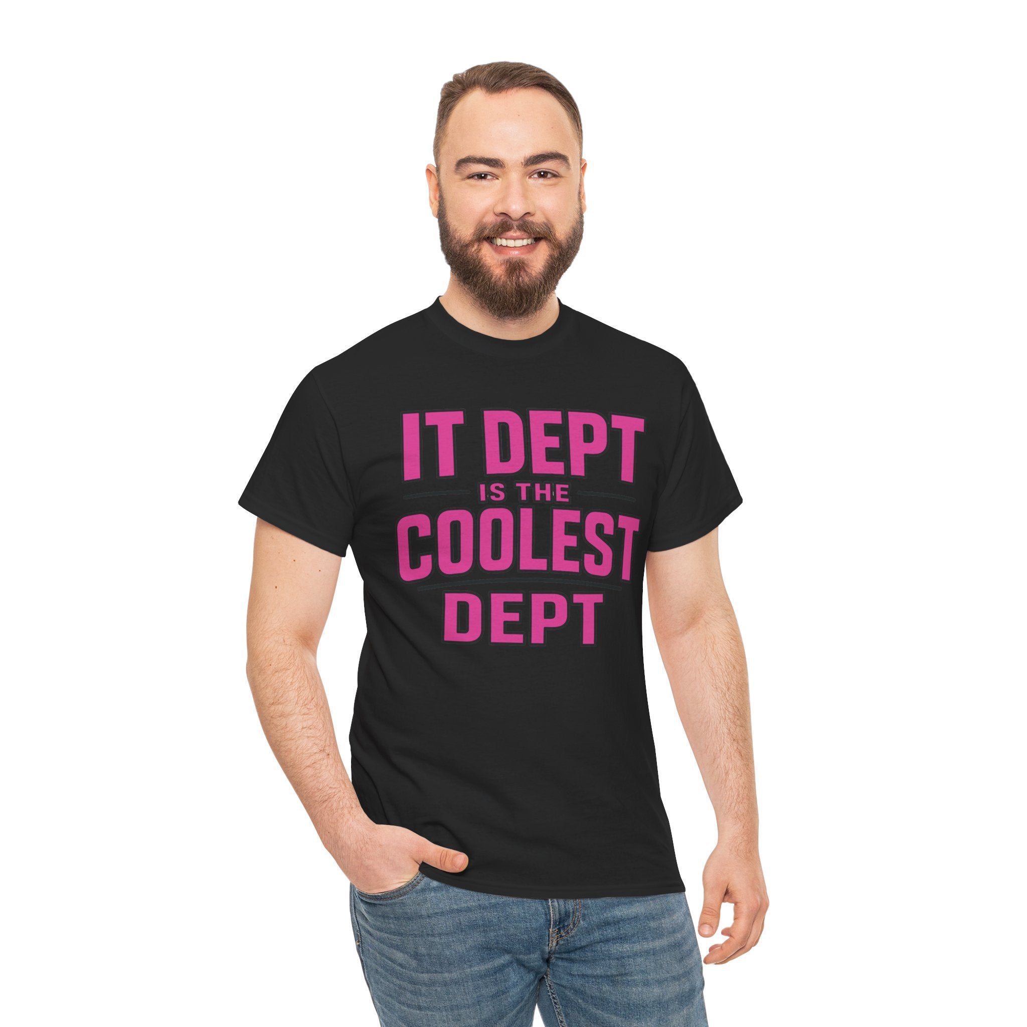 IT Dept Is The Coolest Dept Unisex Heavy Cotton T-Shirt