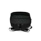 IT Neon Green Black Patterned Backpack