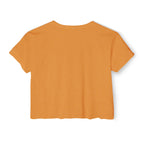 IT Lady with Laptop Crop Top T-Shirt