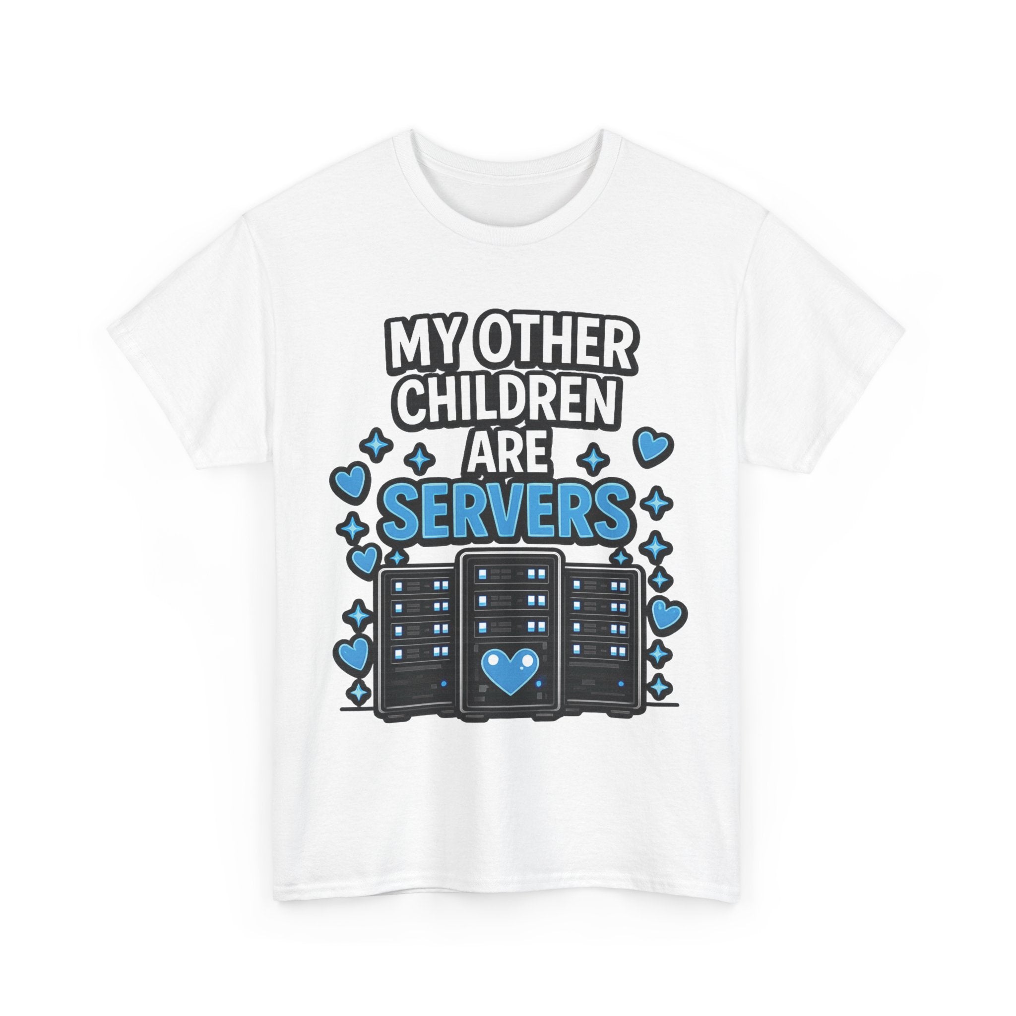 "My Other Children Are Servers" Unisex Heavy Cotton T‑Shirt