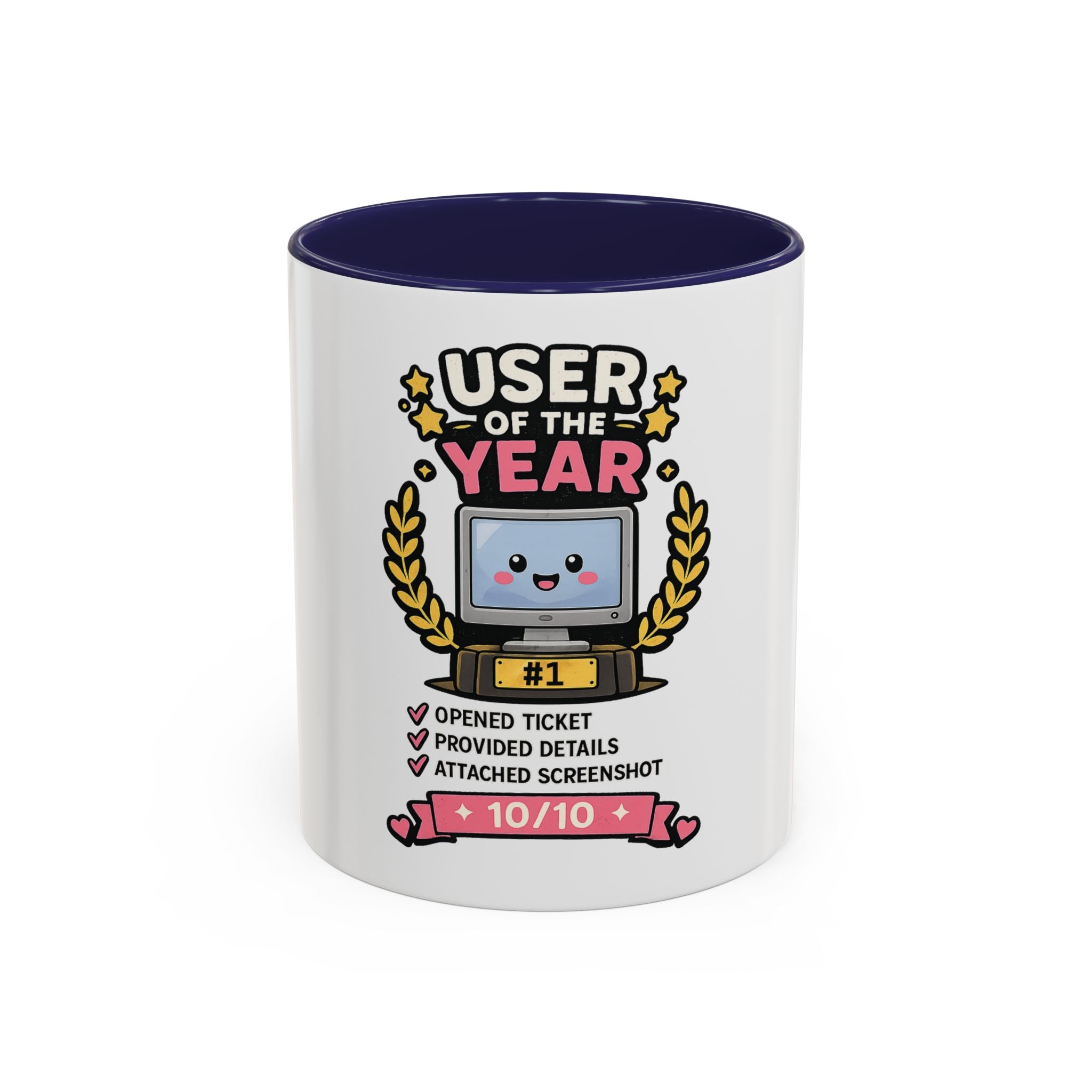 User of the Year Coffee Mug - Cute IT Support Appreciation Gift