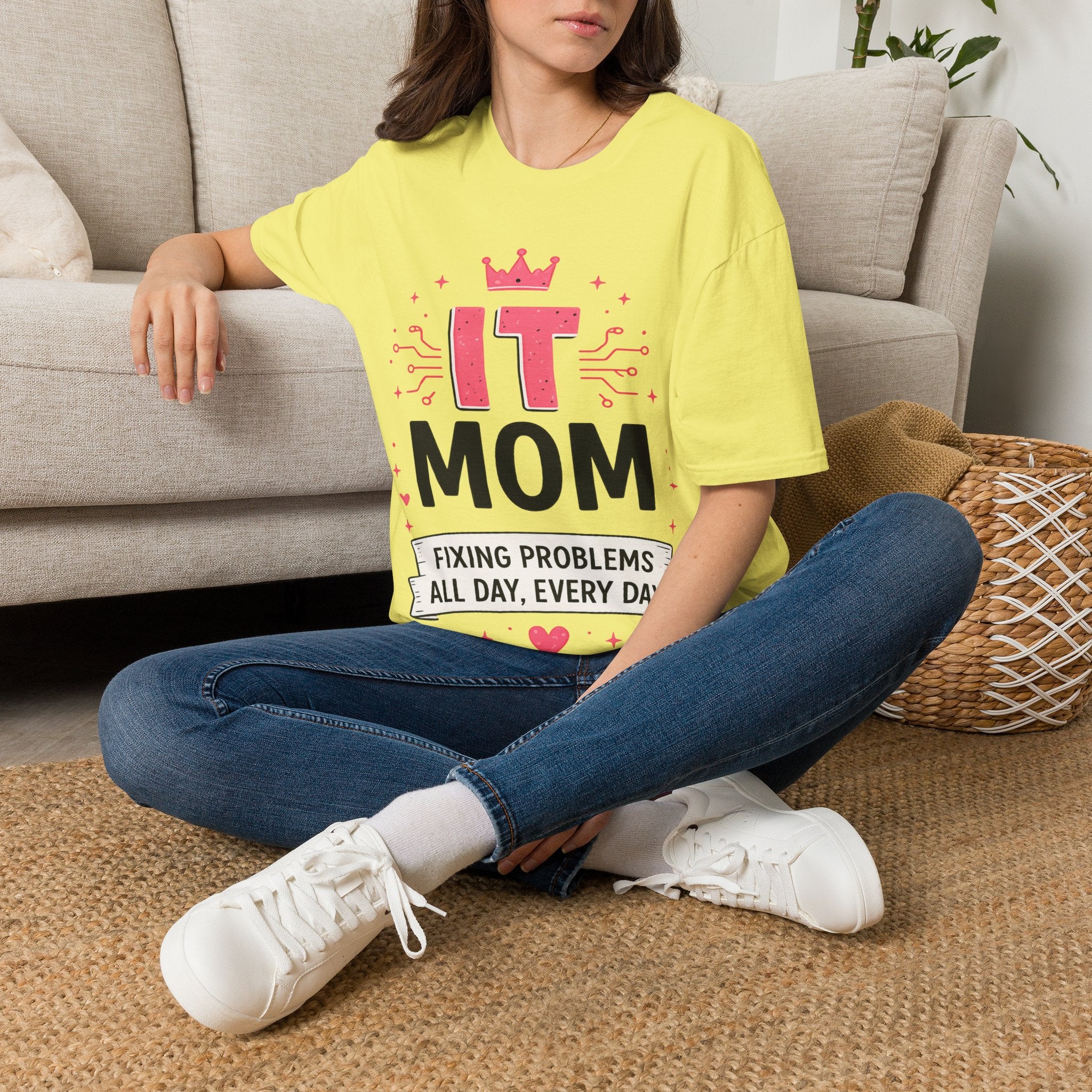 IT Mom Fixing Problems All Day, Every Day Softstyle T‑Shirt