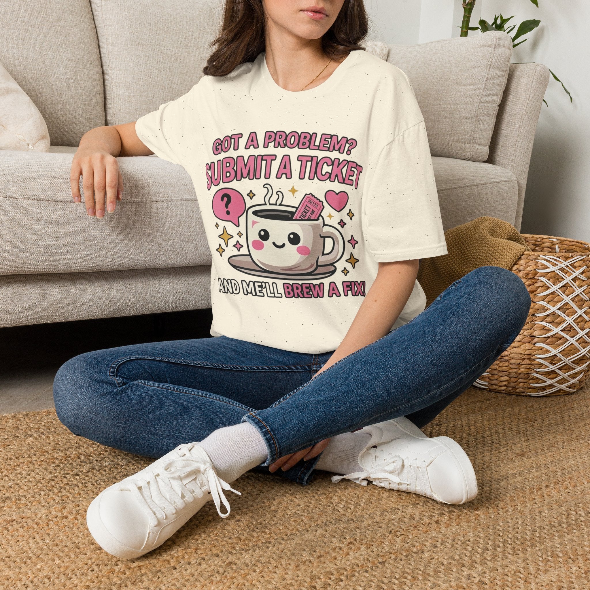 Got a Problem? Submit a Ticket Unisex Softstyle T-Shirt