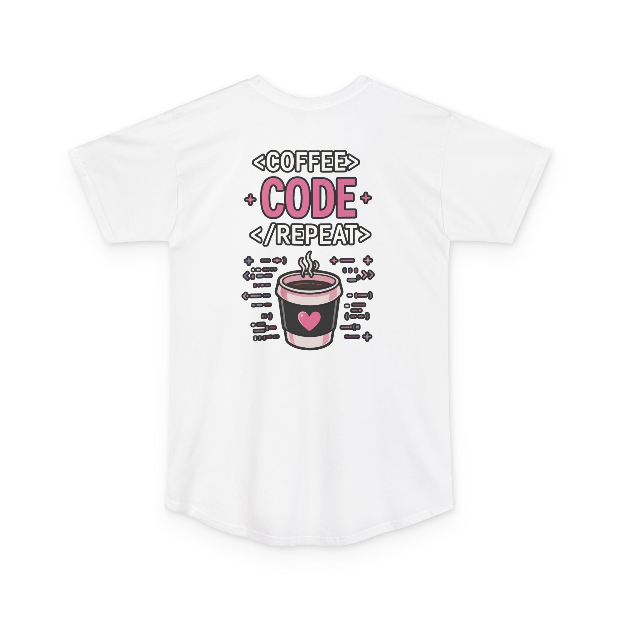 COFFEE CODE REPEAT Programmer Unisex Long T‑Shirt