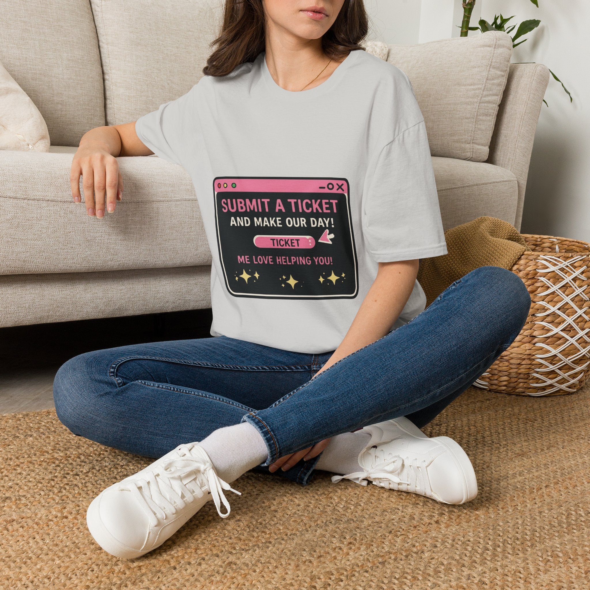 Submit A Ticket and Make Our Day! Unisex Softstyle T-Shirt