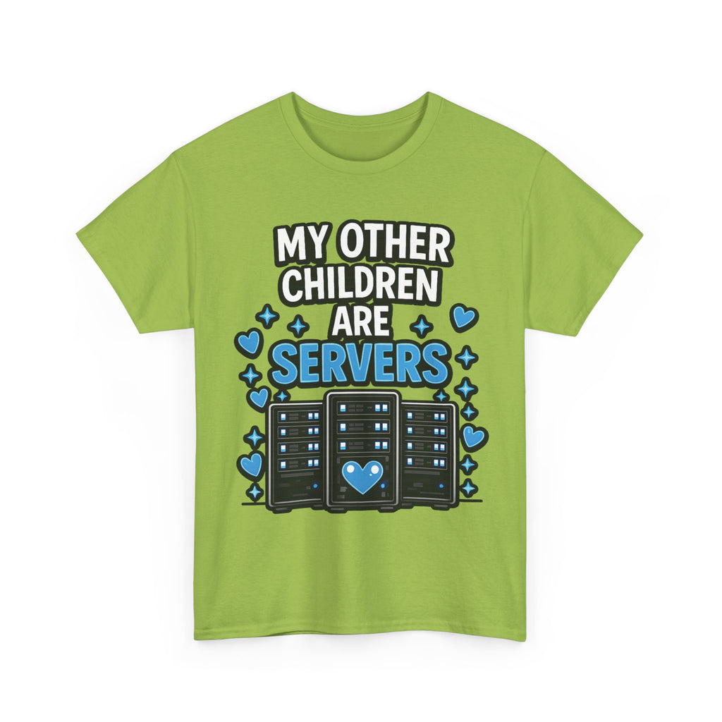 "My Other Children Are Servers" Unisex Heavy Cotton T‑Shirt