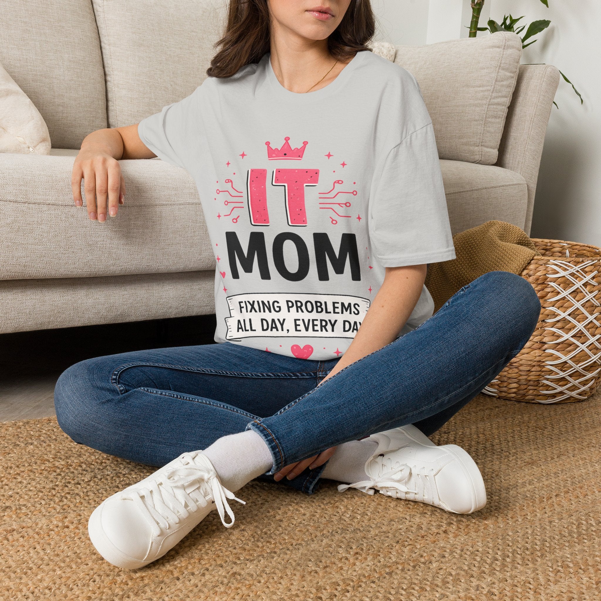 IT Mom Fixing Problems All Day, Every Day Softstyle T‑Shirt