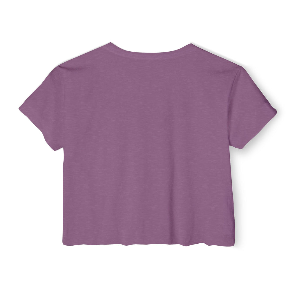 IT Lady with Laptop Crop Top T-Shirt