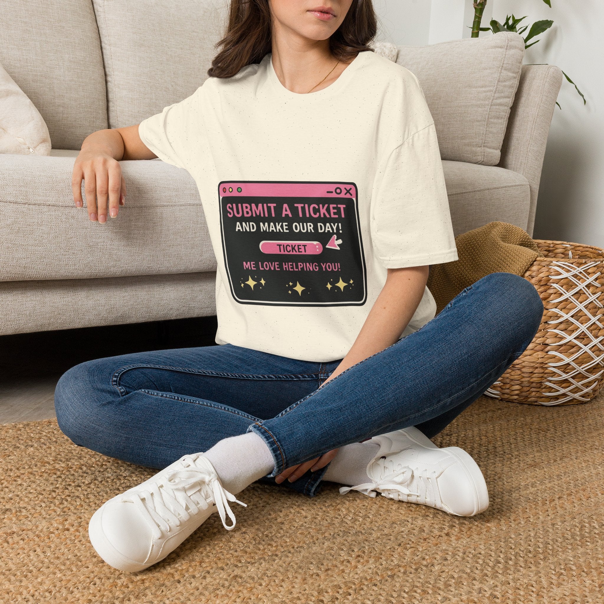 Submit A Ticket and Make Our Day! Unisex Softstyle T-Shirt