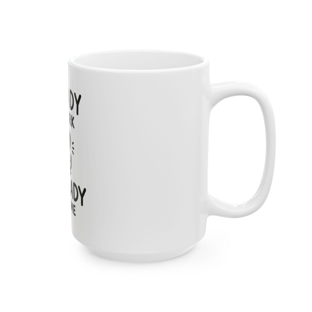 IT Lady at Work, Dog Lady at Home Ceramic Mug - Cute Dog Mom Coffee Cup (11oz/15oz)