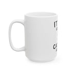IT Lady at Work, Cat Lady at Home Coffee Mug - Cute Cat Lover Gift (11oz/15oz)