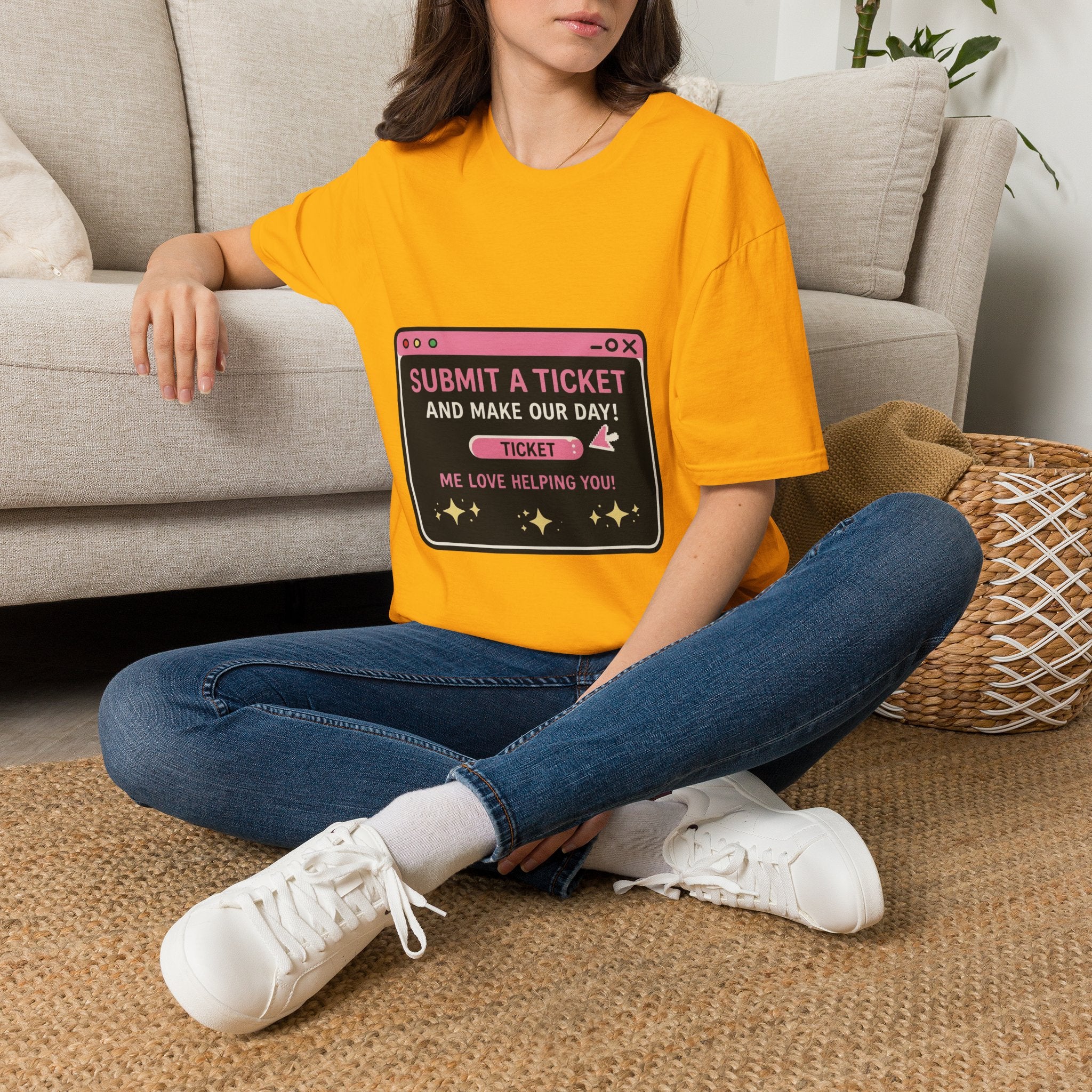 Submit A Ticket and Make Our Day! Unisex Softstyle T-Shirt