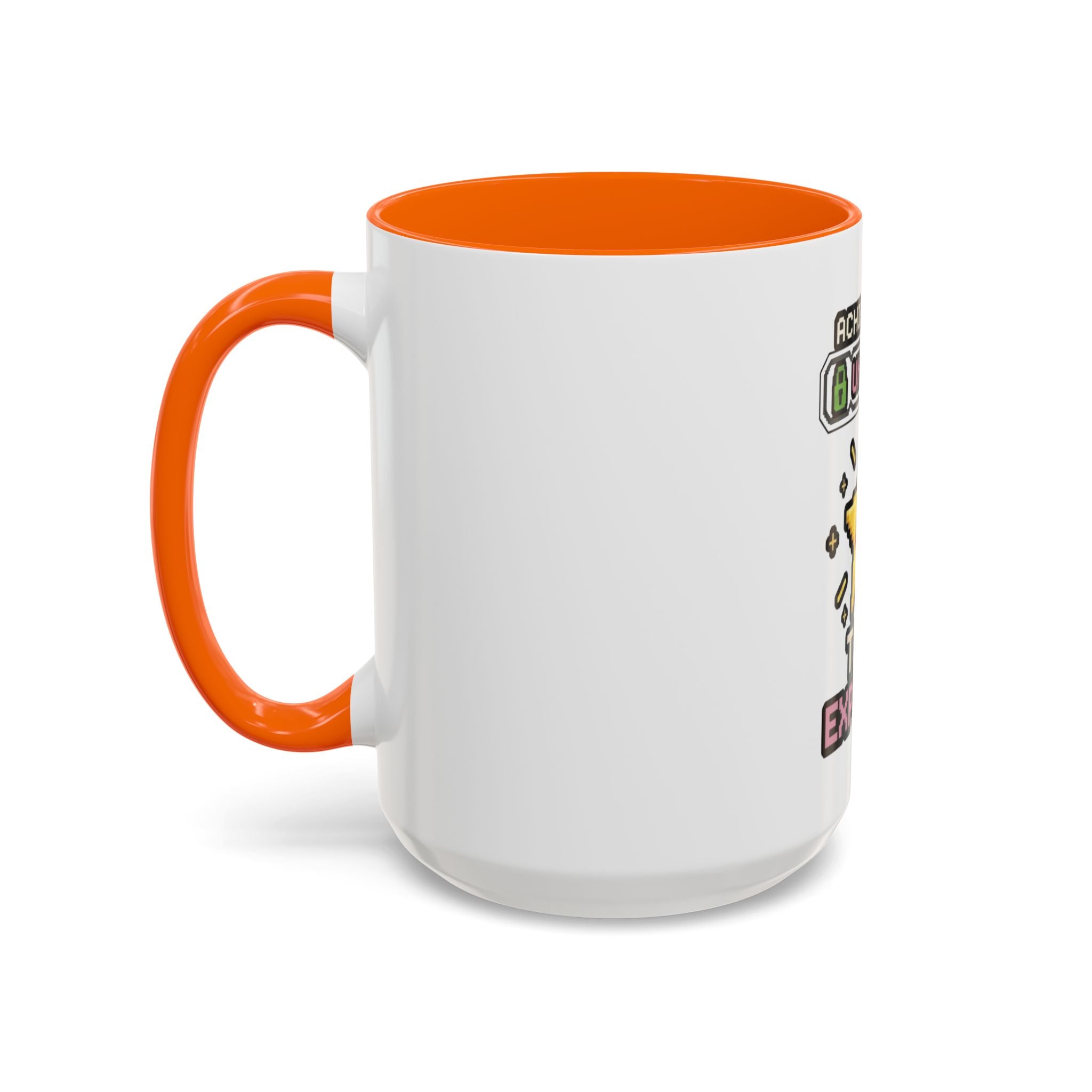 Achievement Unlocked: Tech Explorer Accent Coffee Mug - Cute Pixel Star Gamer Gift