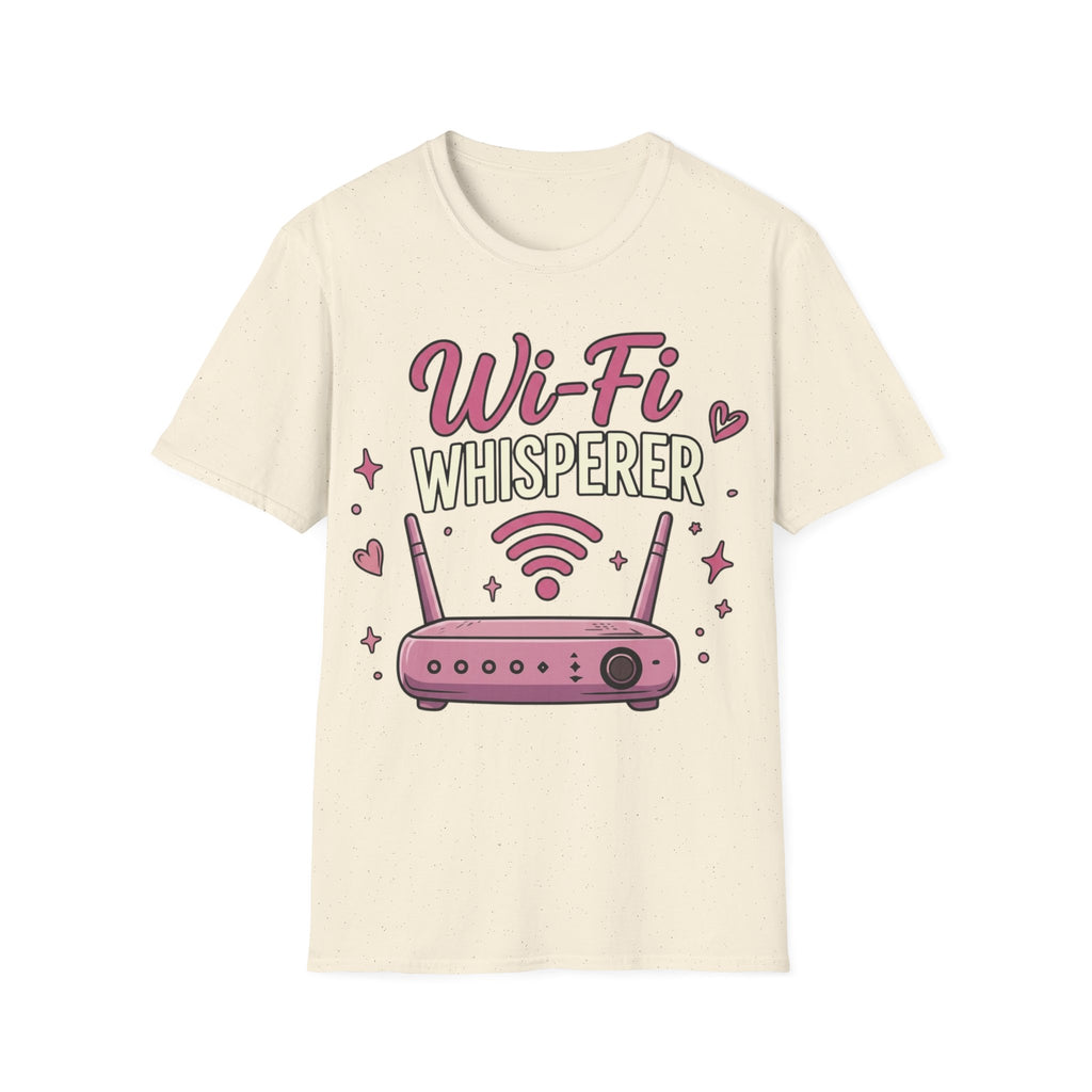 Wi‑Fi Whisperer Unisex Softstyle T-Shirt - Funny Tech Lover Graphic Tee