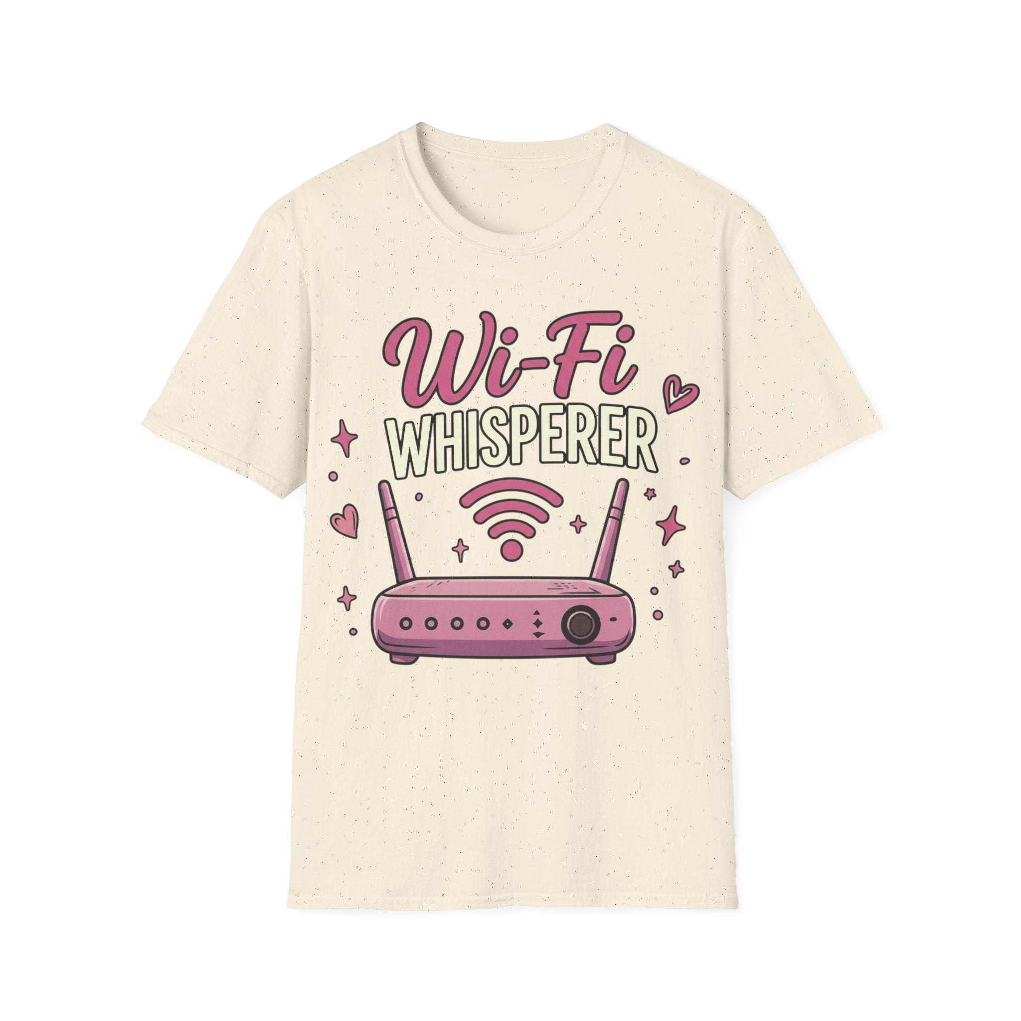 Wi‑Fi Whisperer Unisex Softstyle T-Shirt - Funny Tech Lover Graphic Tee